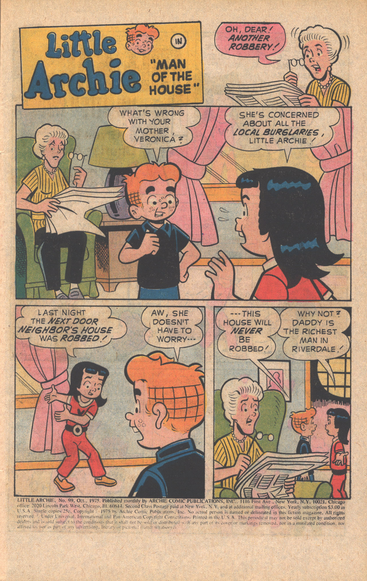 Read online The Adventures of Little Archie comic -  Issue #99 - 3