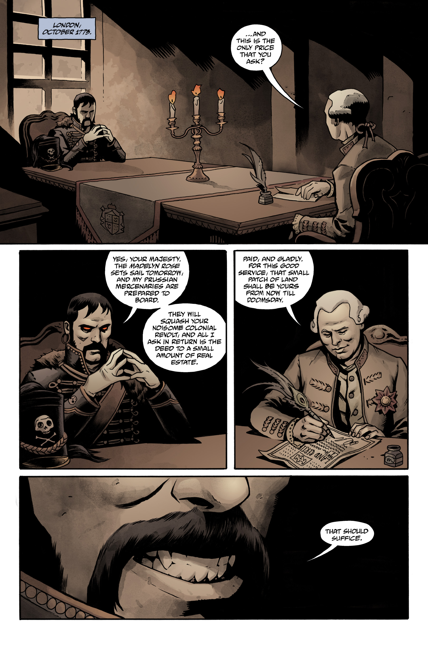 Read online Witchfinder: City of the Dead comic -  Issue #3 - 3