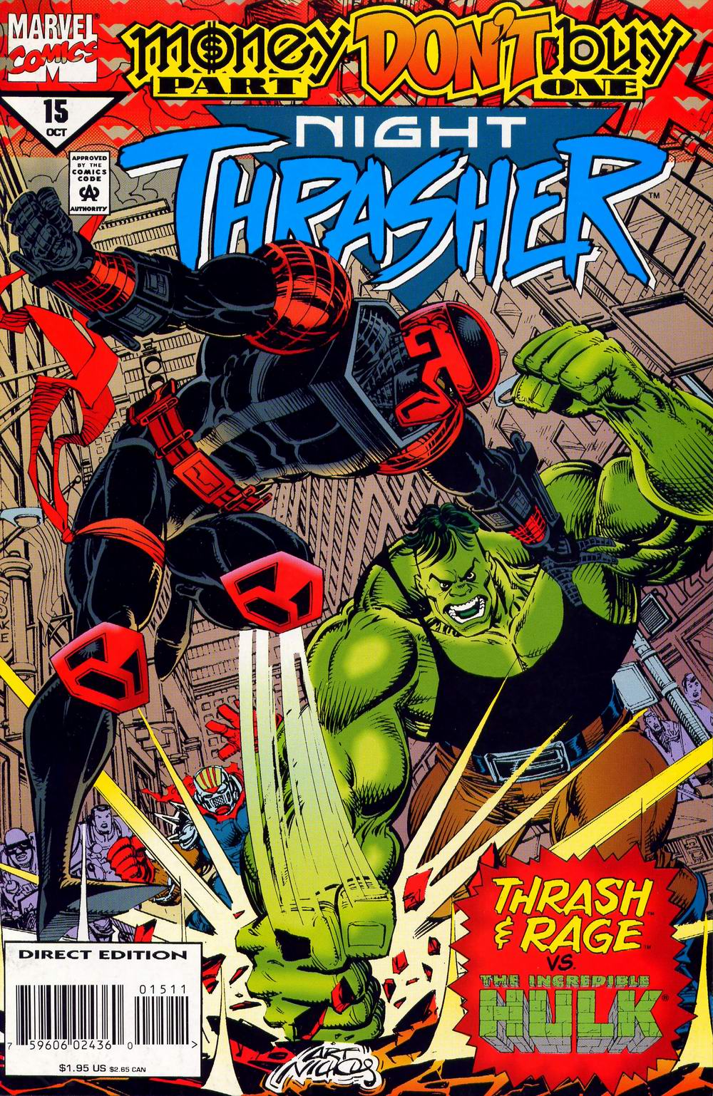 Read online Night Thrasher comic -  Issue #15 - 1