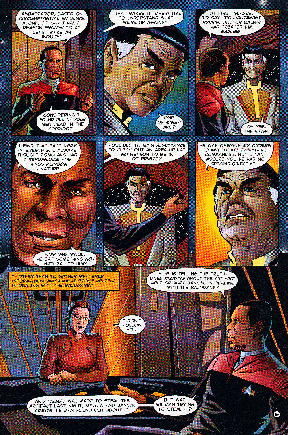Read online Star Trek: Deep Space Nine: Celebrity Series comic -  Issue #1 - 19