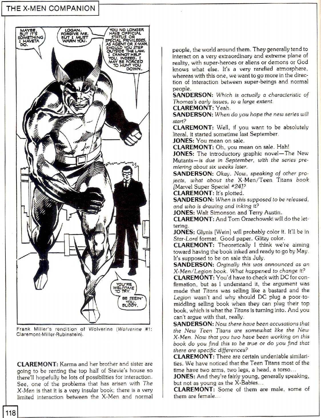 Read online The X-Men Companion comic -  Issue #2 - 118