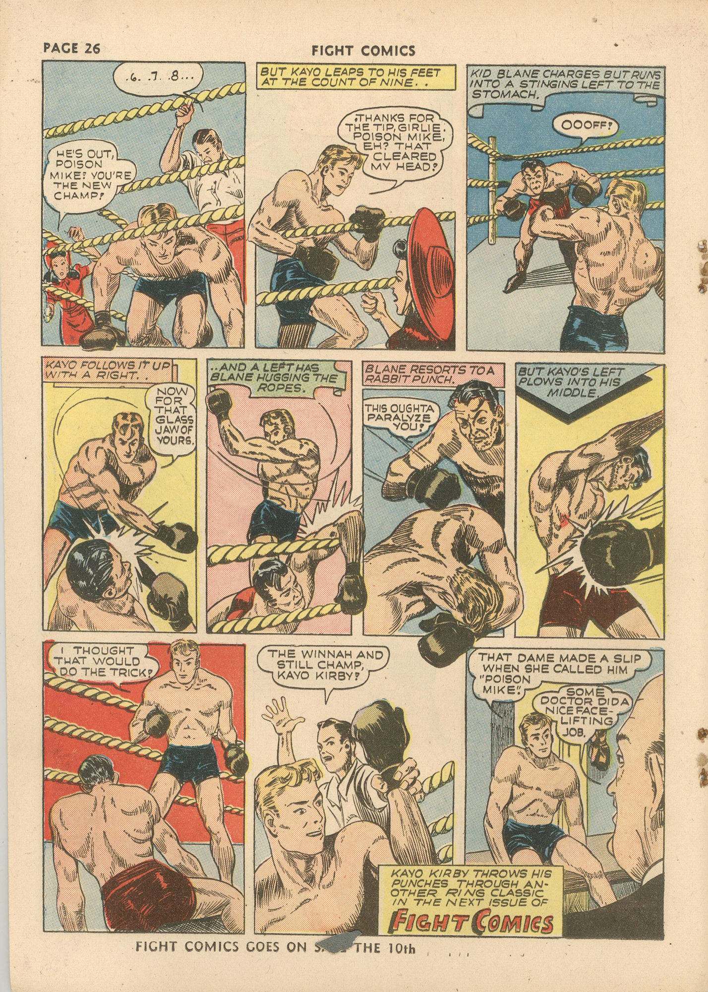 Read online Fight Comics comic -  Issue #16 - 29