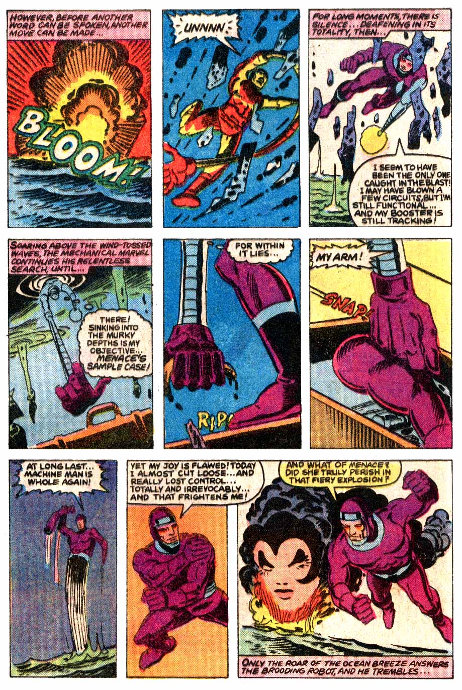 Read online Machine Man (1978) comic -  Issue #17 - 18