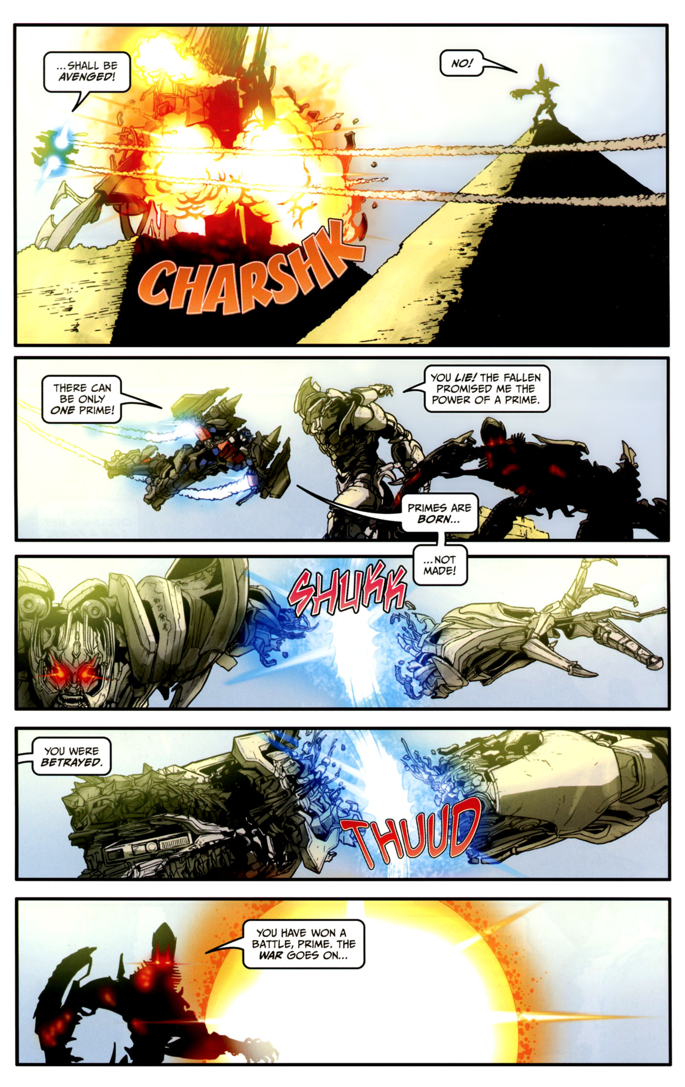 Read online Transformers: Revenge of the Fallen — Official Movie Adaptation comic -  Issue #4 - 23