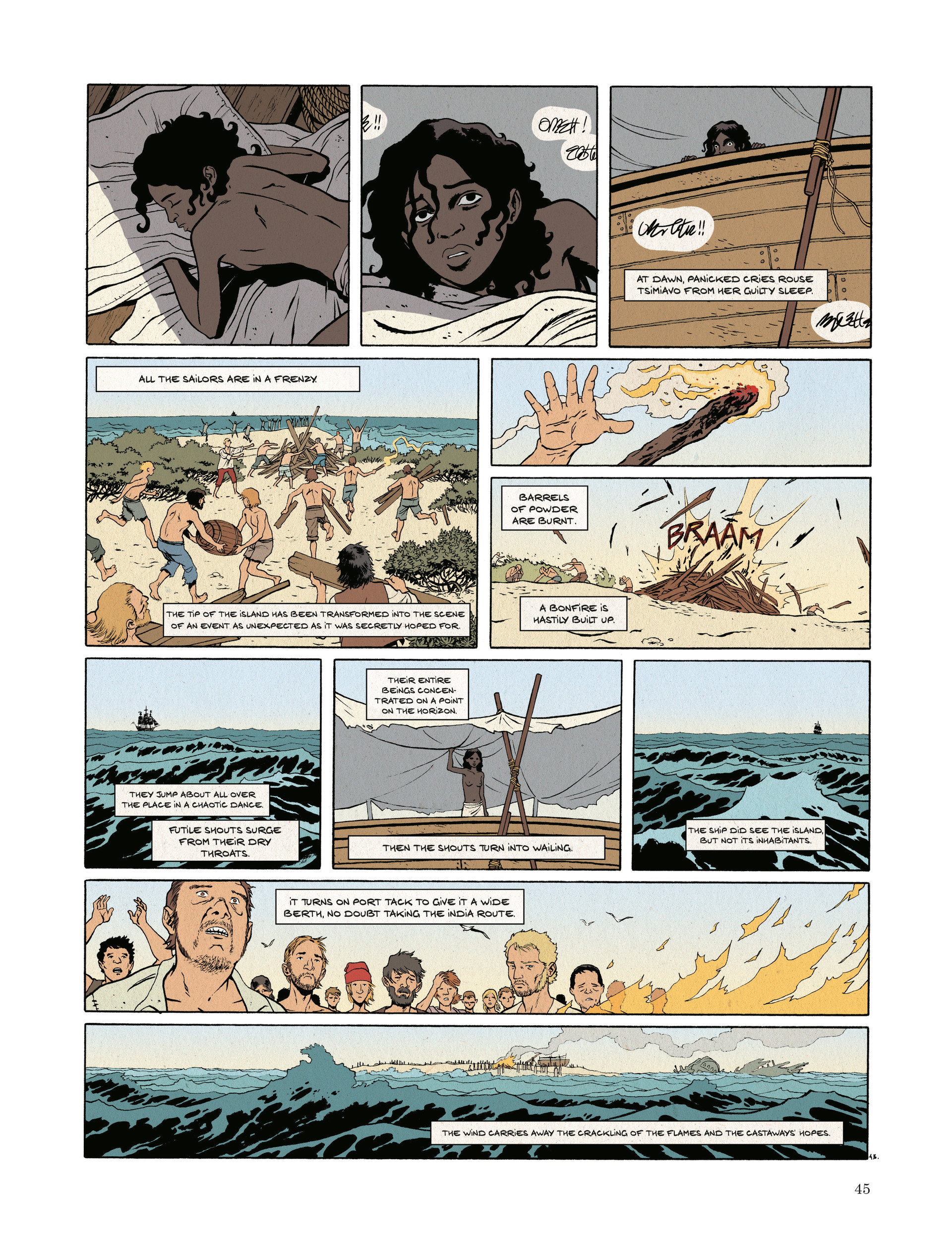 Read online The Forgotten Slaves of Tromelin comic -  Issue # TPB - 47