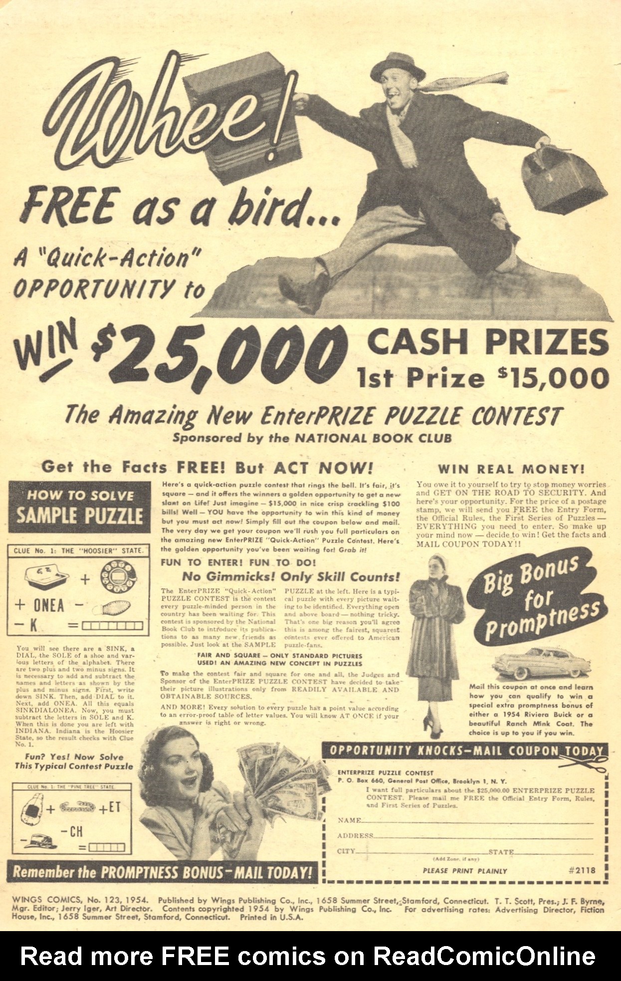 Read online Wings Comics comic -  Issue #123 - 2