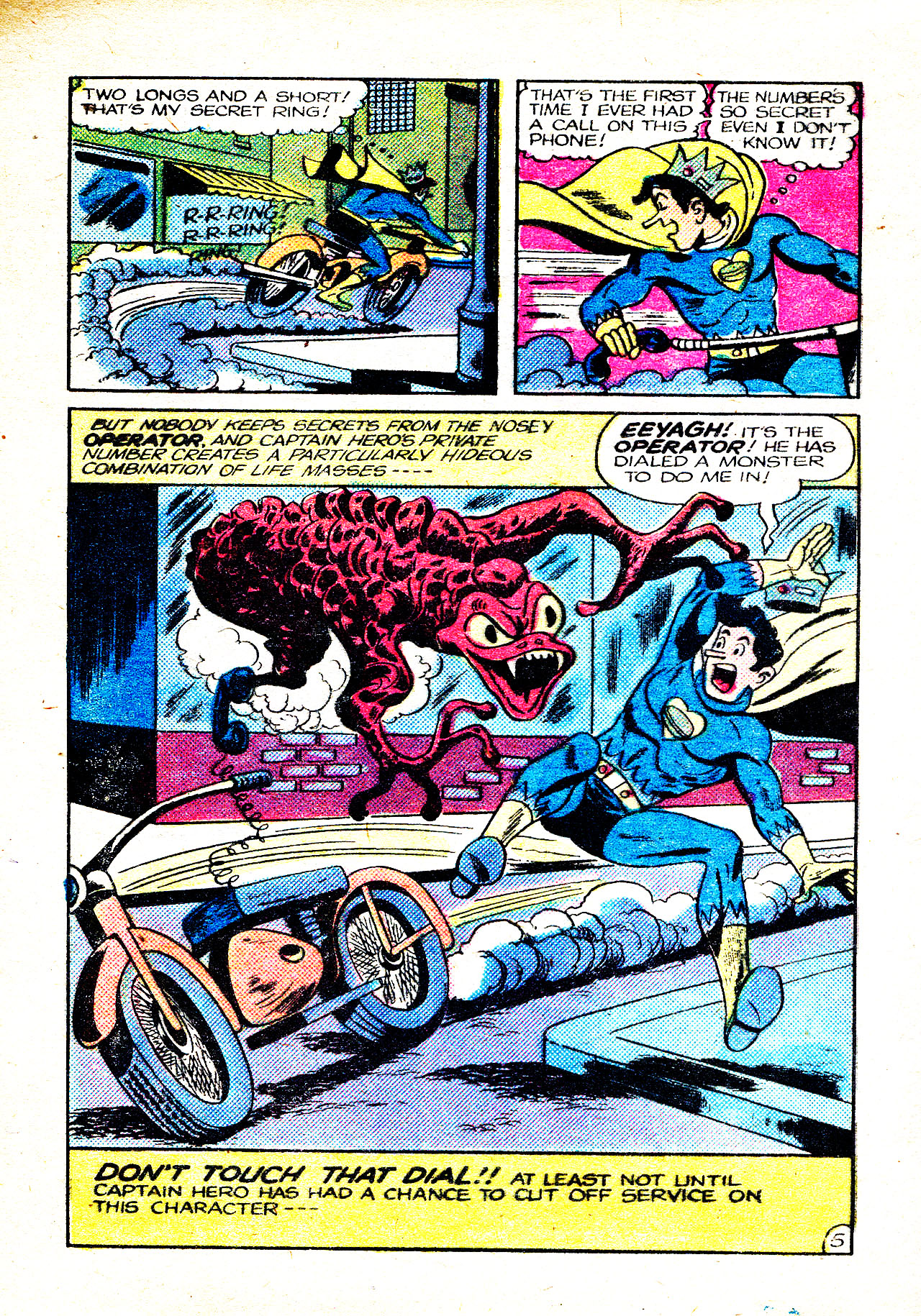 Read online Captain Hero Comics Digest Magazine comic -  Issue # TPB - 125