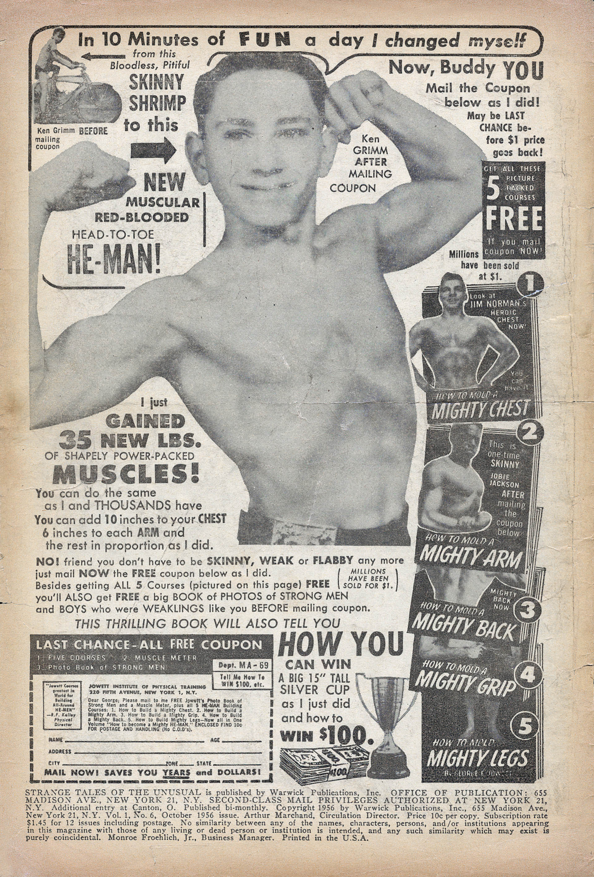 Read online Strange Tales of the Unusual comic -  Issue #6 - 2