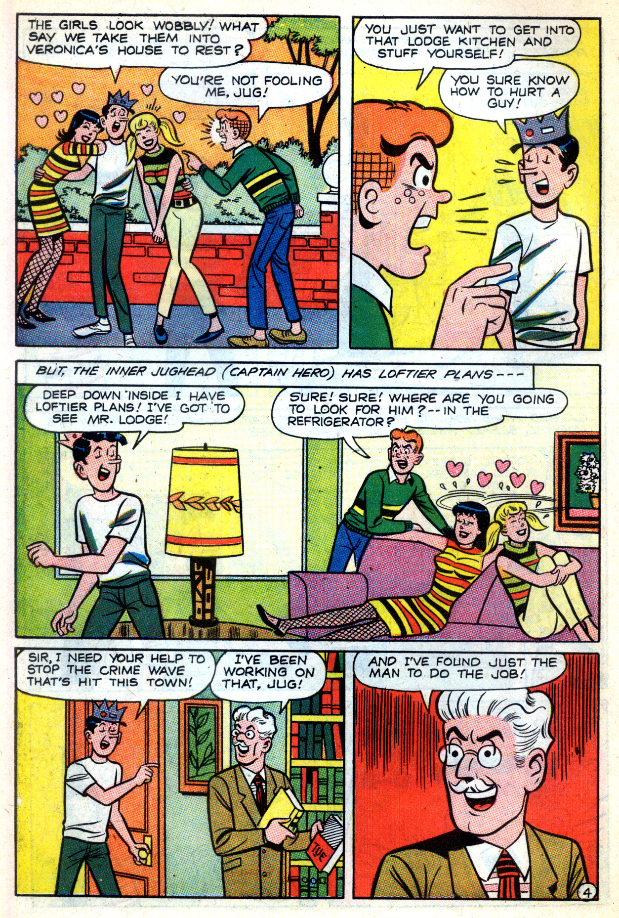 Read online Jughead As Captain Hero comic -  Issue #6 - 6