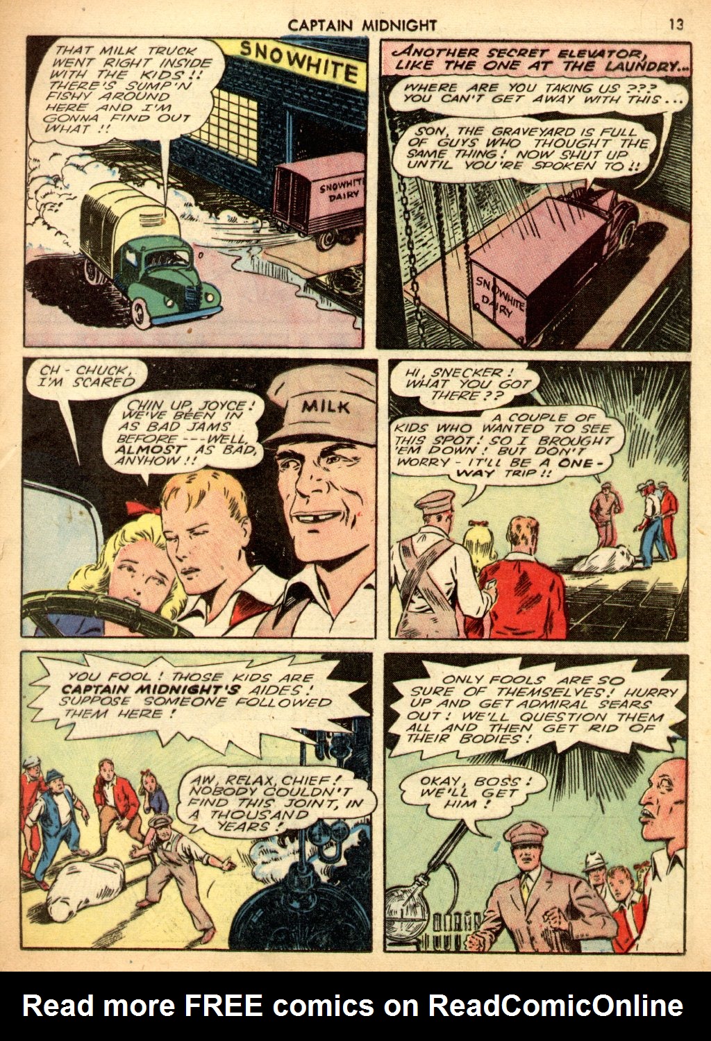 Read online Captain Midnight (1942) comic -  Issue #3 - 13