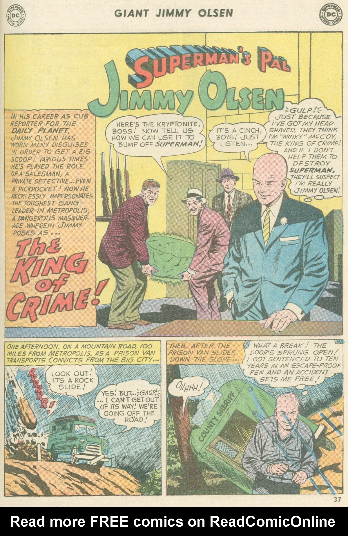 Read online Superman's Pal Jimmy Olsen comic -  Issue #95 - 39