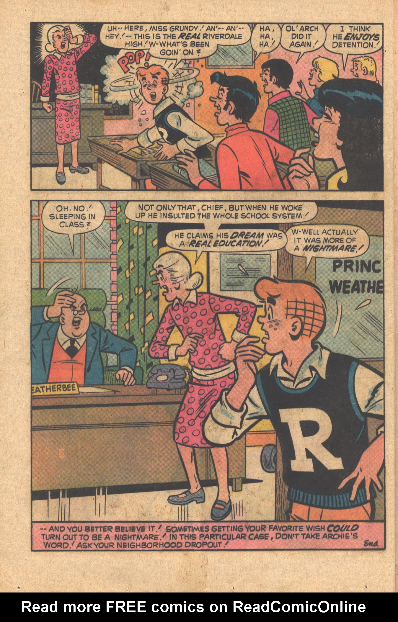 Read online Archie at Riverdale High (1972) comic -  Issue #17 - 24