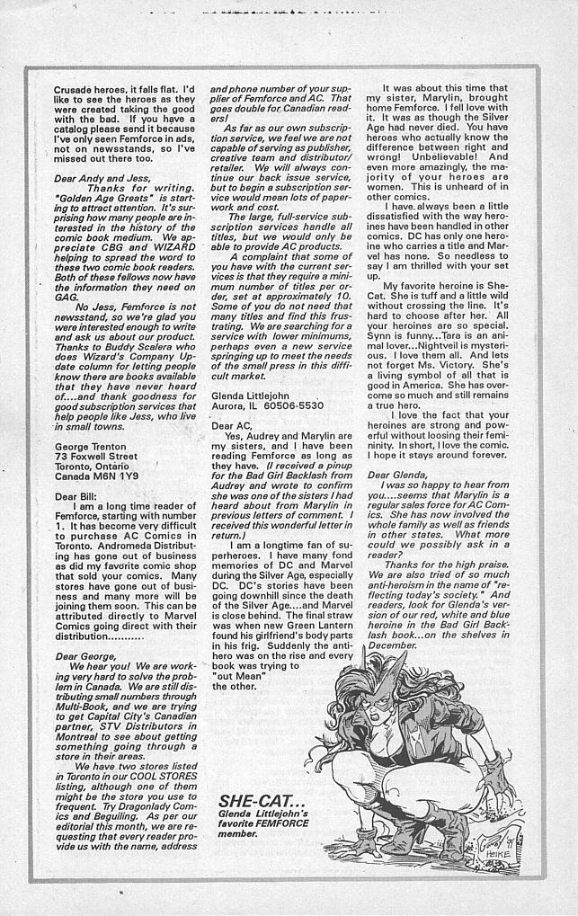 Read online Femforce comic -  Issue #89 - 30