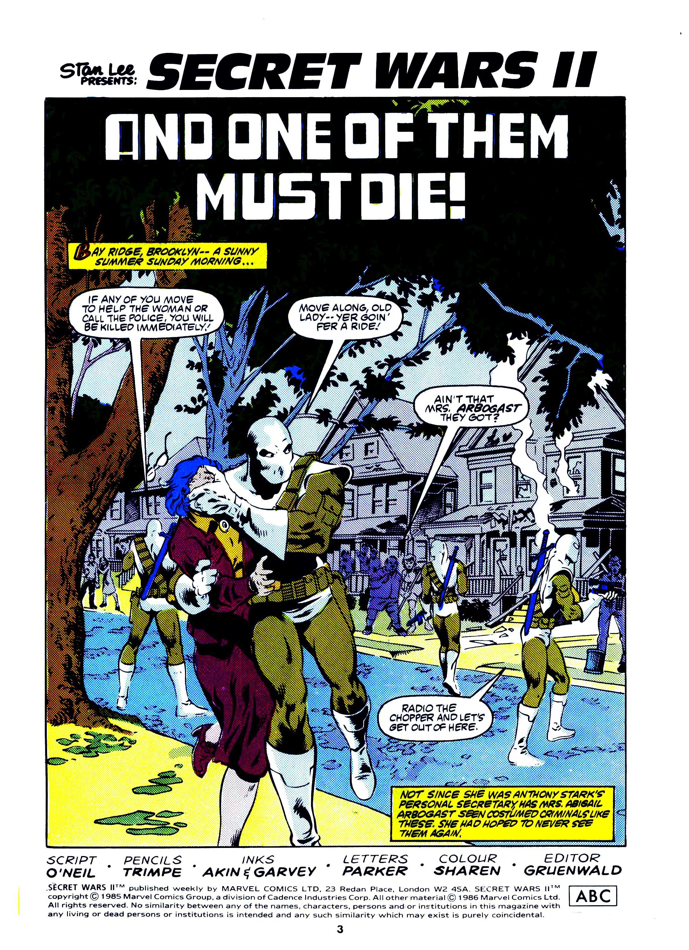 Read online Secret Wars (1985) comic -  Issue #49 - 3