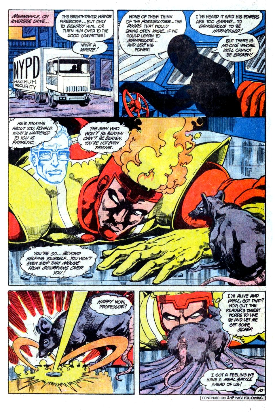 The Fury of Firestorm Issue #30 #34 - English 11