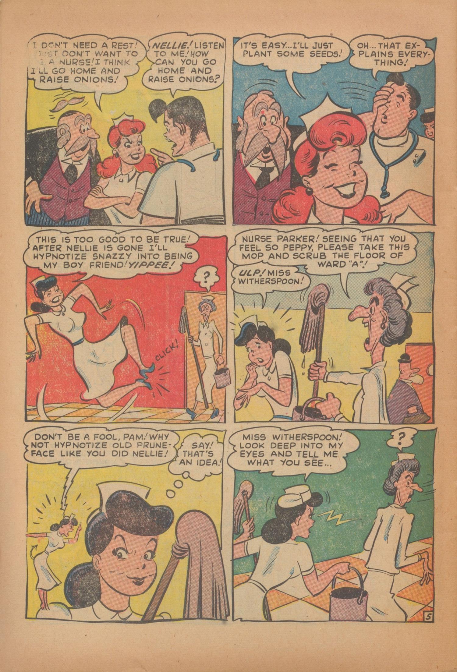 Read online Nellie The Nurse (1945) comic -  Issue #28 - 30