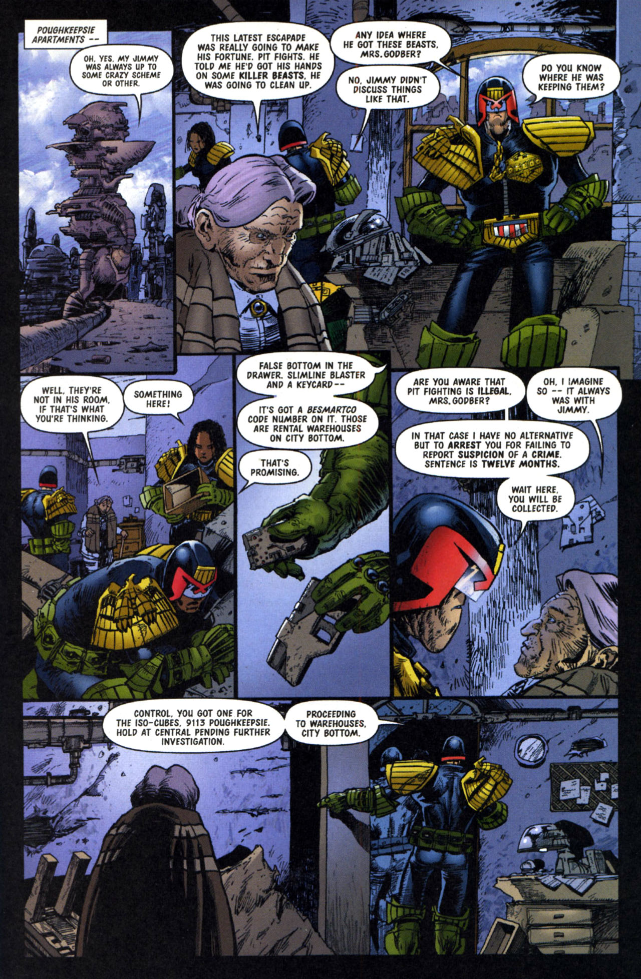 Read online Judge Dredd Vs. Aliens:  Incubus comic -  Issue #1 - 15