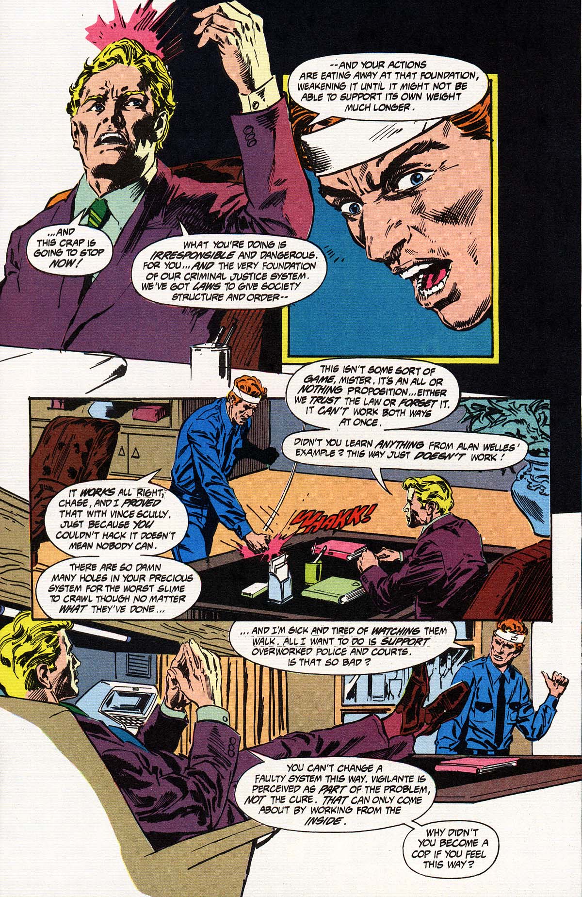 Read online Vigilante (1983) comic -  Issue #30 - 21