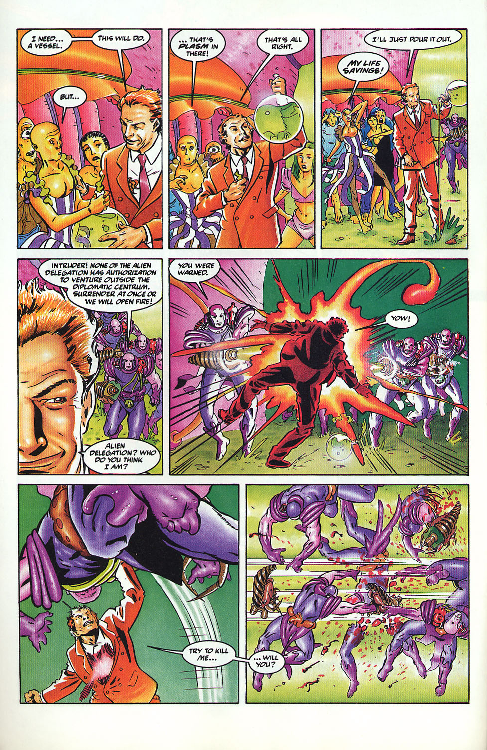 Read online Warriors of Plasm comic -  Issue #10 - 13
