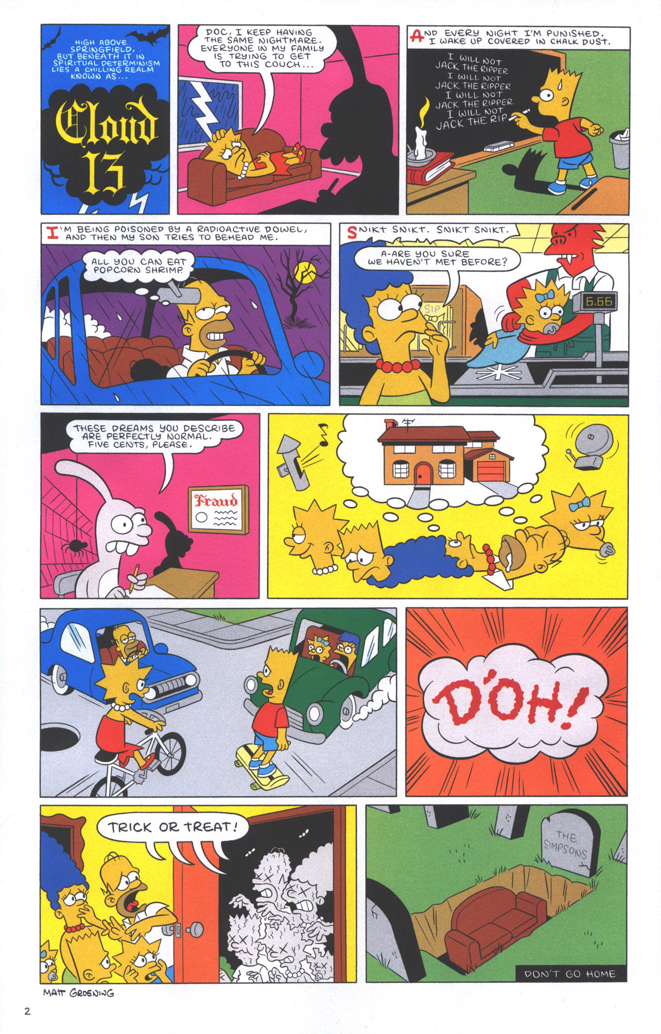 Read online Treehouse of Horror comic -  Issue #15 - 5