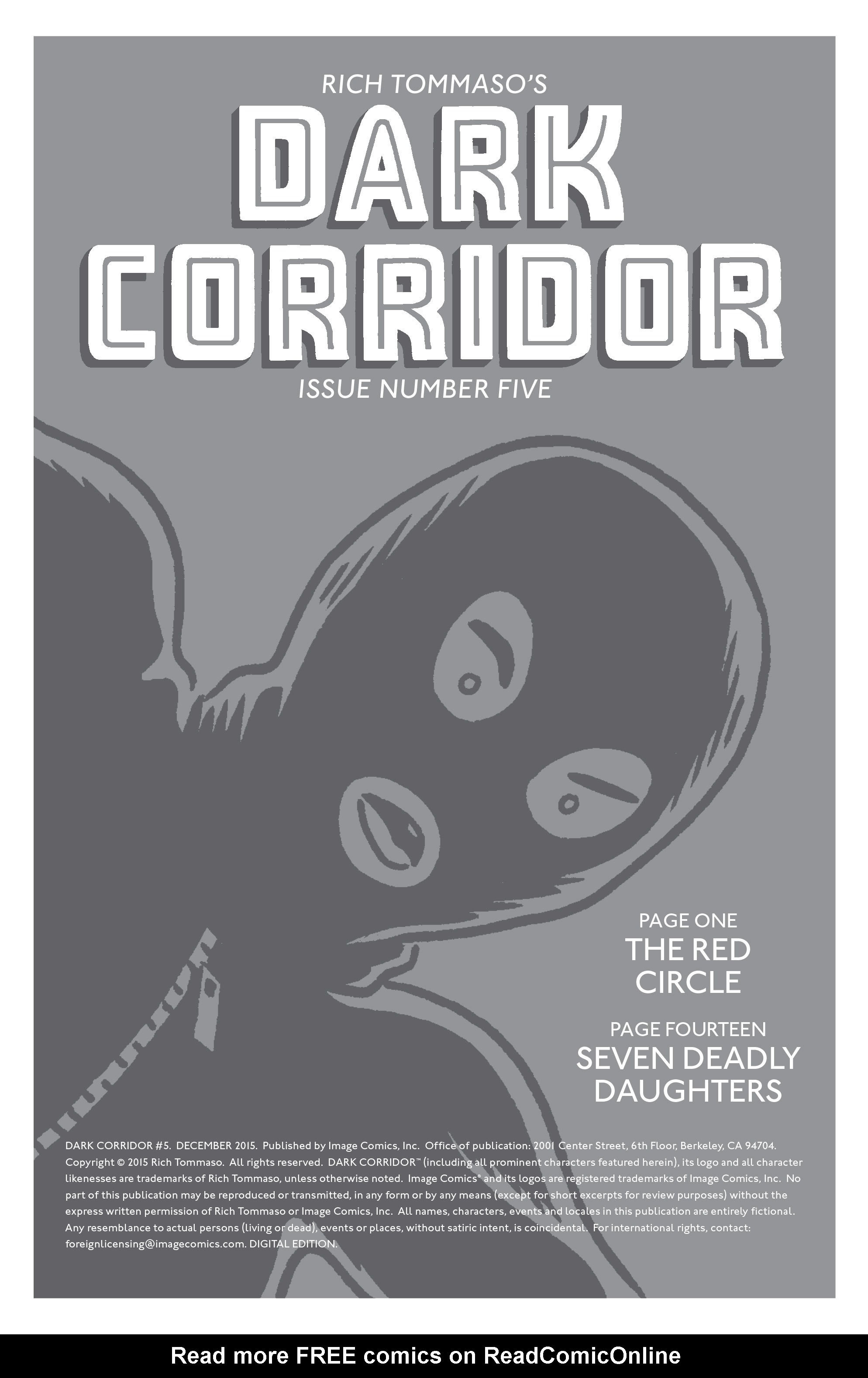 Read online Dark Corridor comic -  Issue #5 - 2