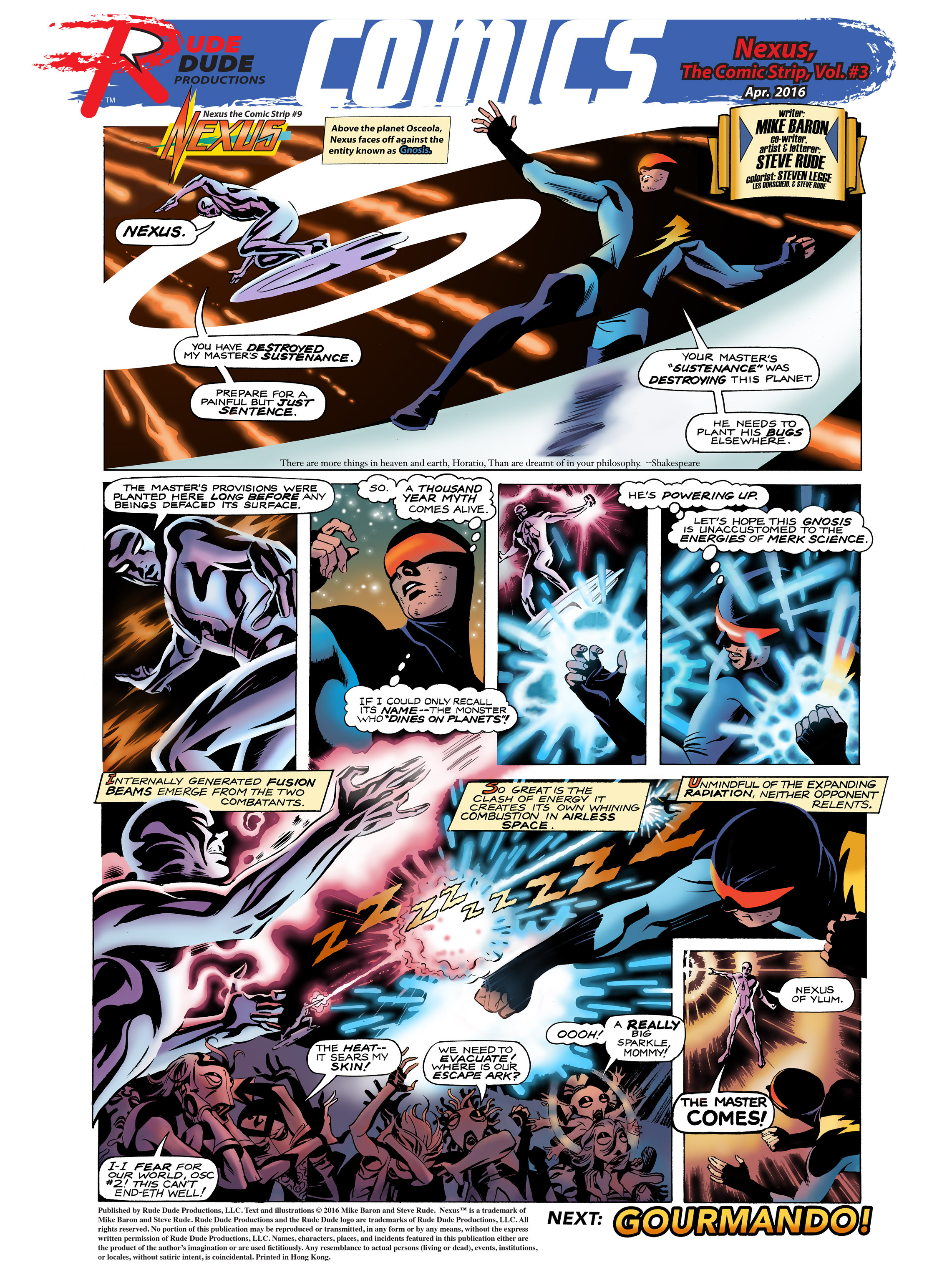 Read online Nexus: The Comic Strip comic -  Issue #3 - 1