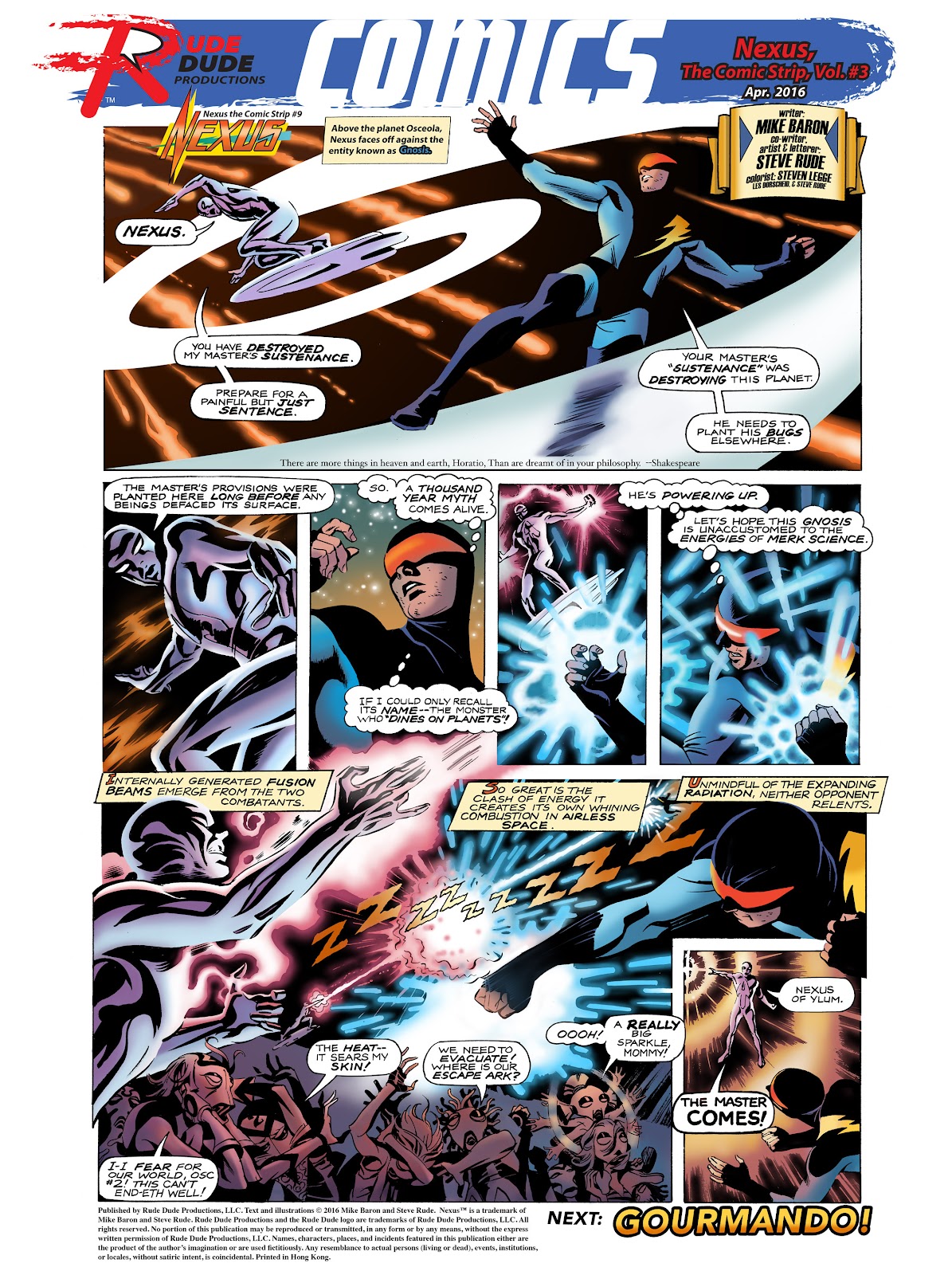 Nexus: The Comic Strip issue 3 - Page 1