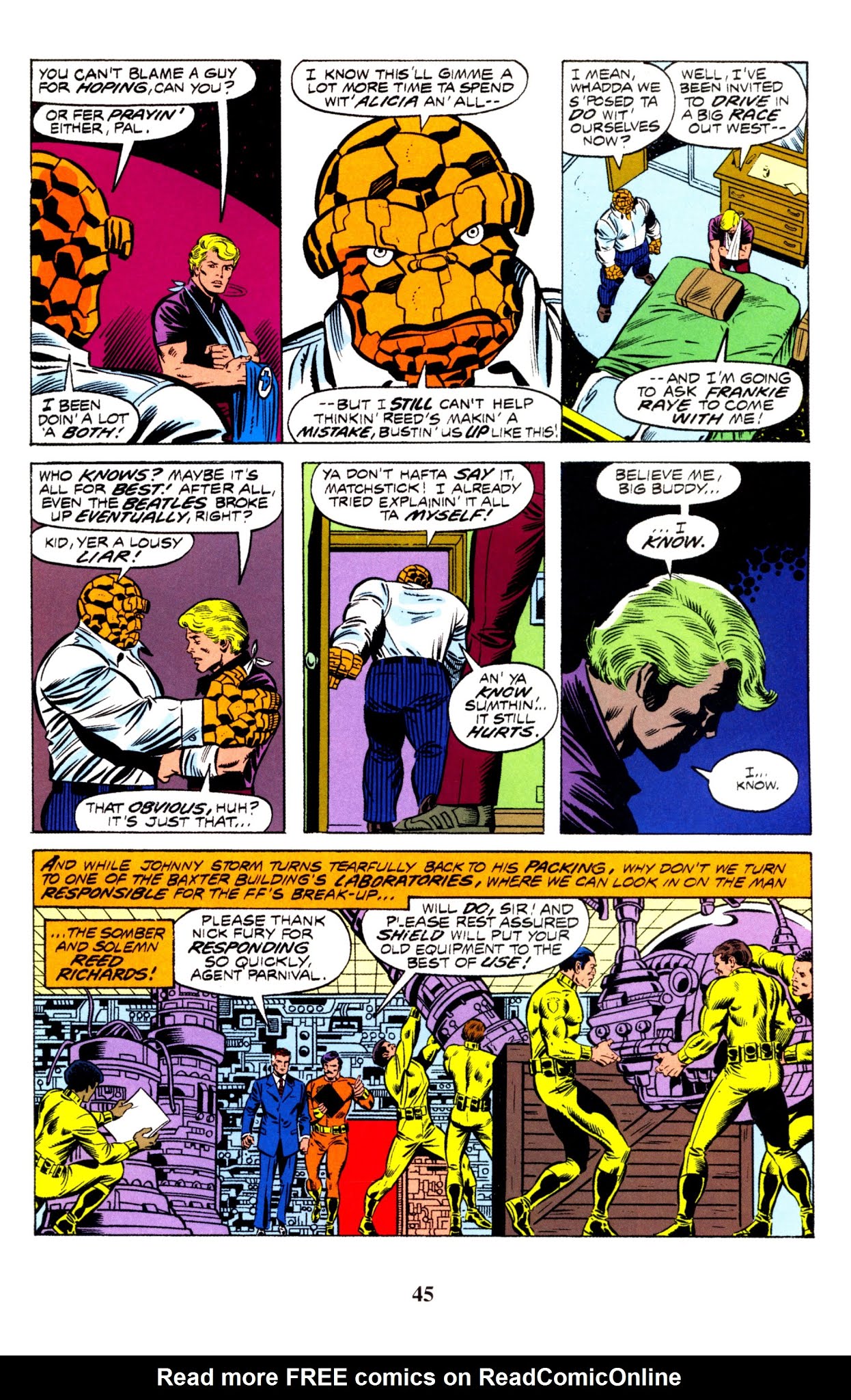 Read online Fantastic Four Visionaries: George Perez comic -  Issue # TPB 2 (Part 1) - 45