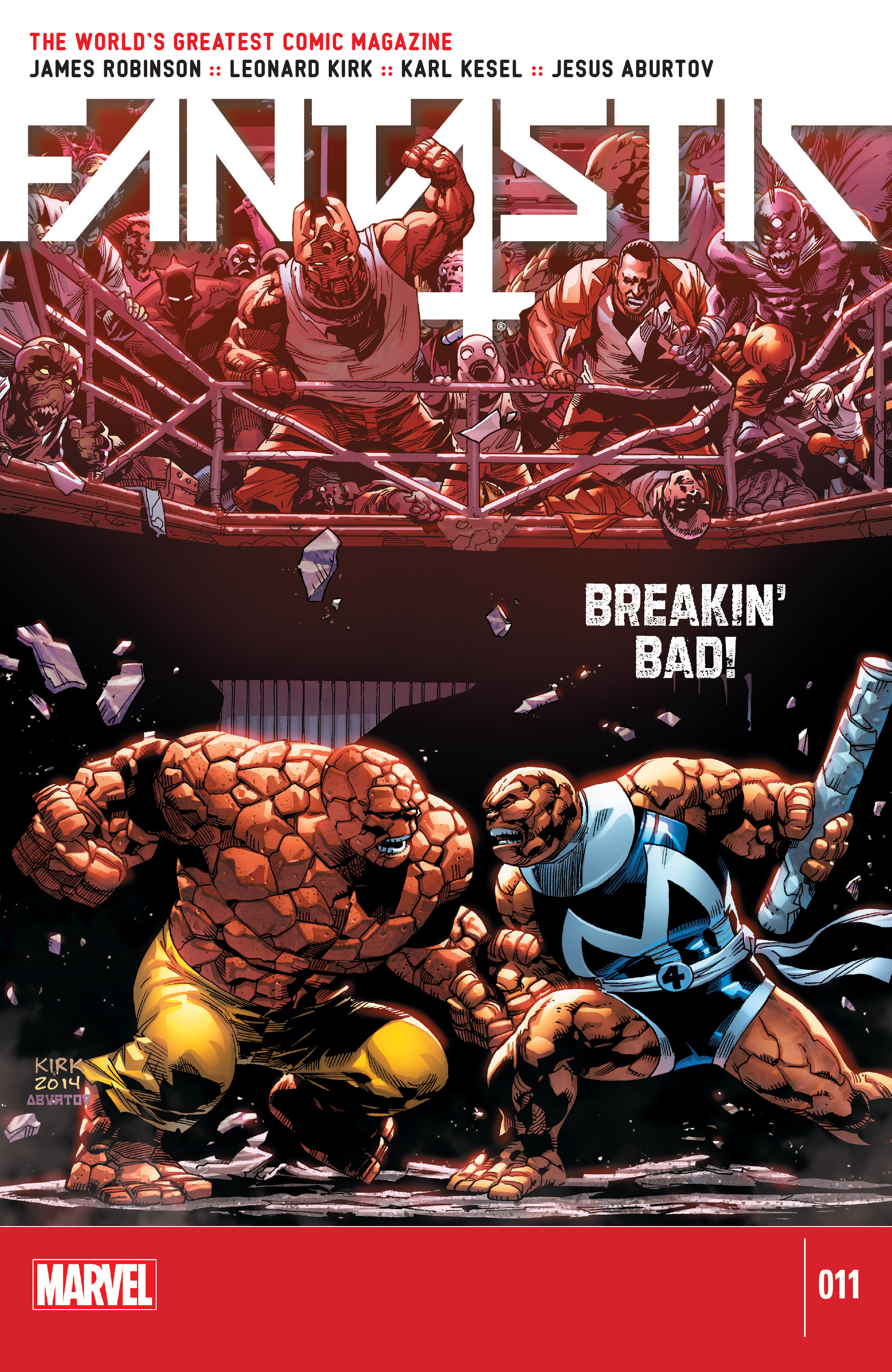 Read online Fantastic Four (2014) comic -  Issue #11 - 1