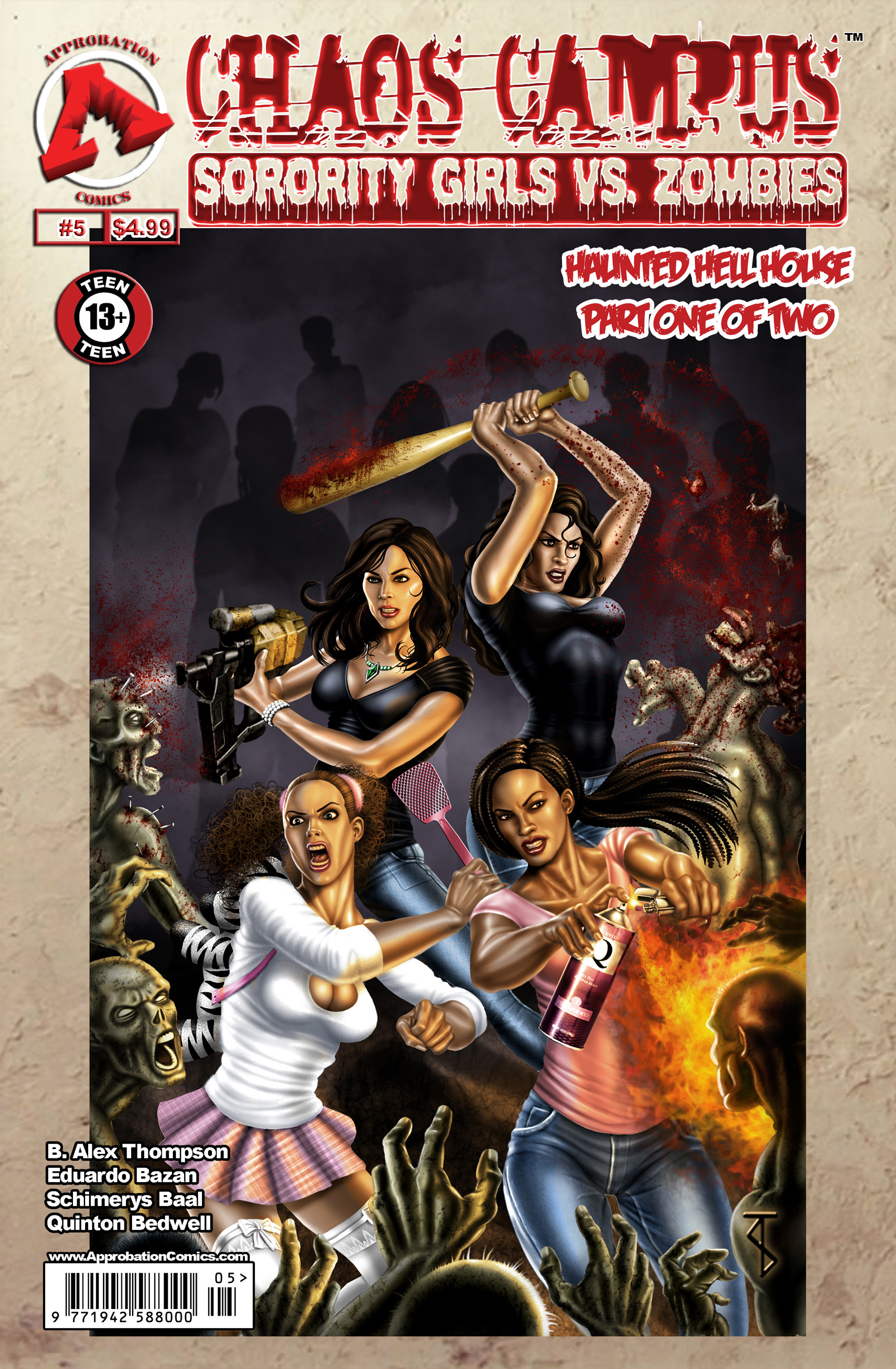 Read online Chaos Campus: Sorority Girls Vs. Zombies comic -  Issue #5 - 1