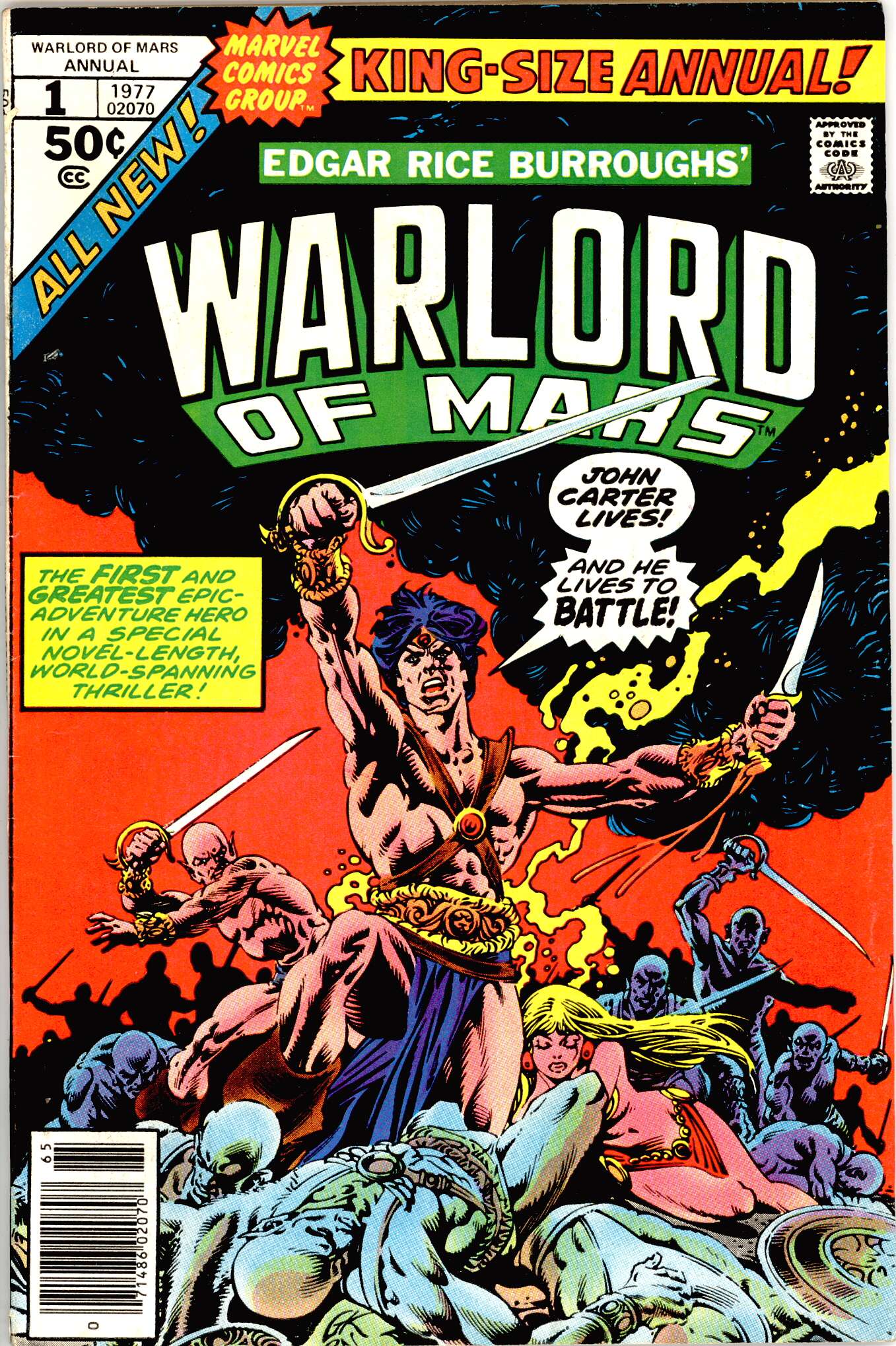 Read online John Carter Warlord of Mars comic -  Issue # _Annual 1 - 1