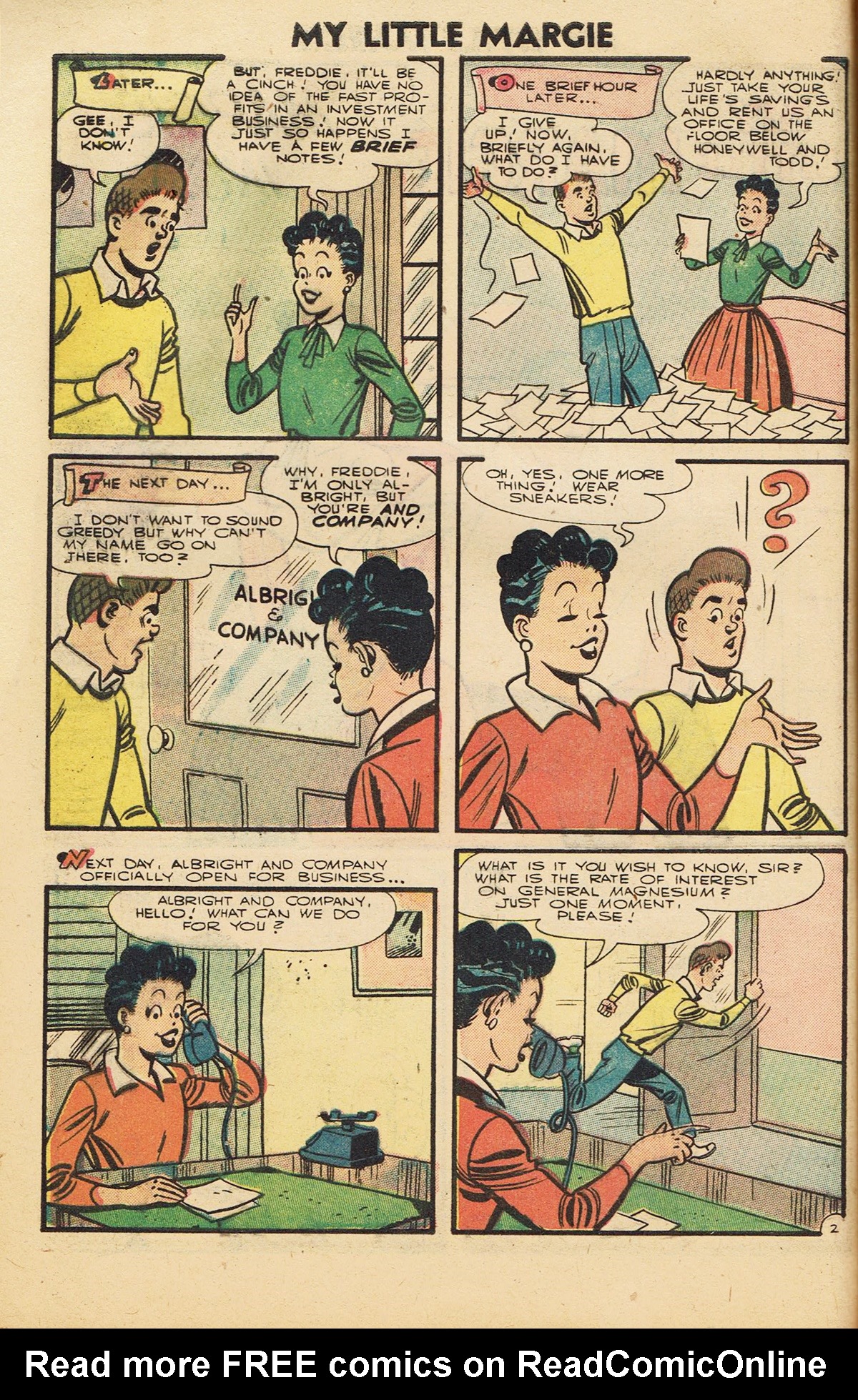 Read online My Little Margie (1954) comic -  Issue #20 - 67