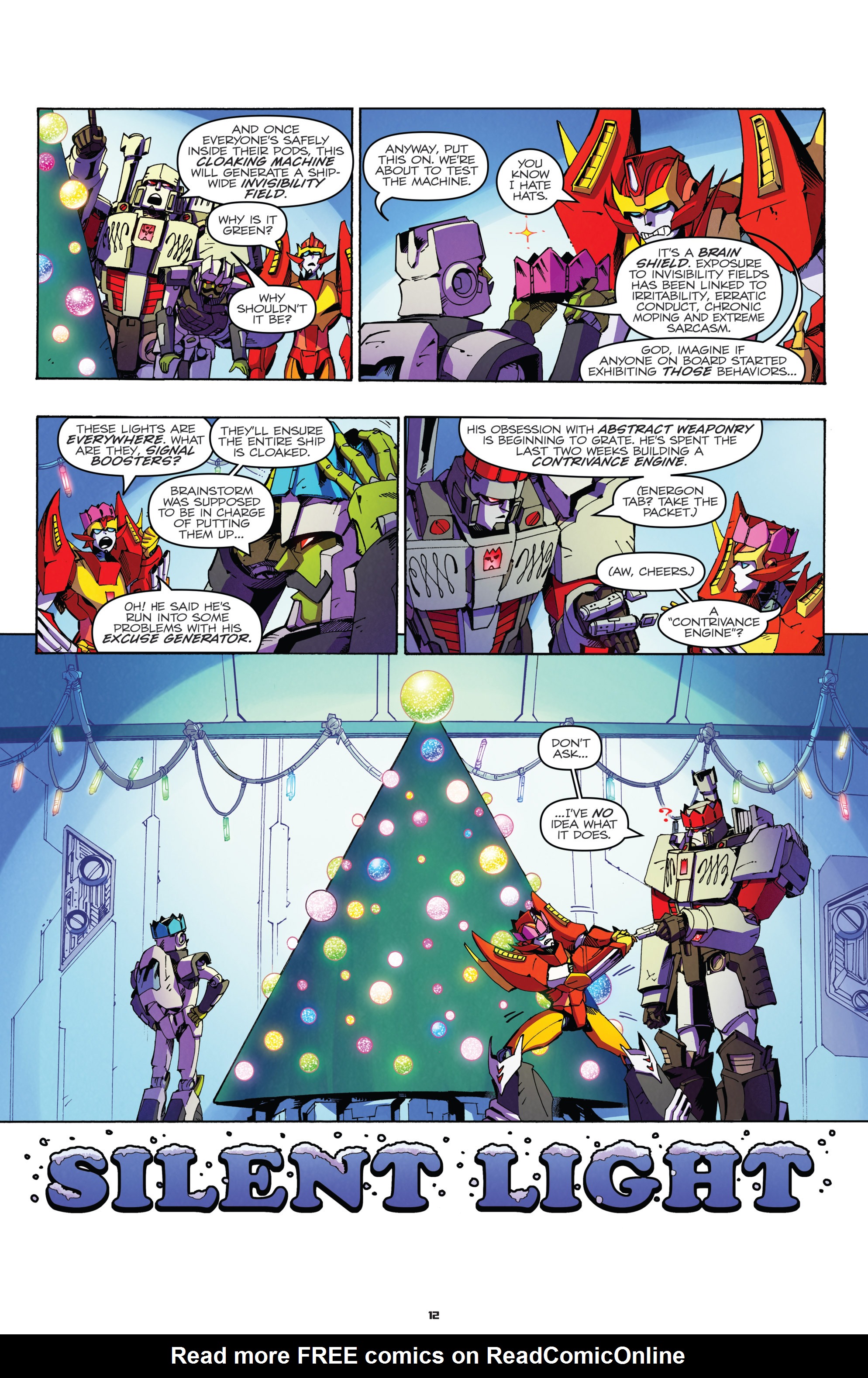 Read online Transformers: Holiday Special comic -  Issue # Full - 14