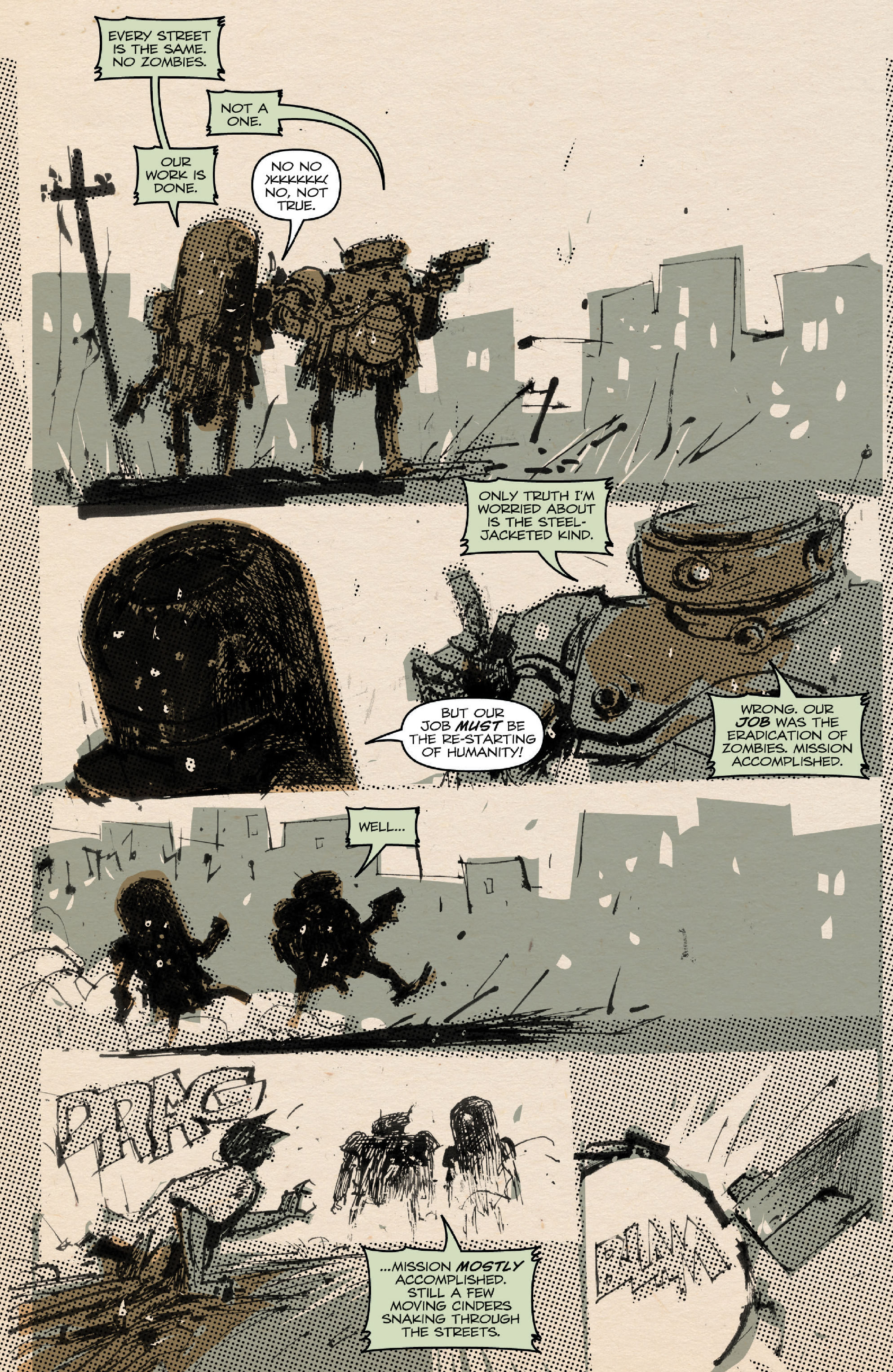 Read online ZVRC: Zombies Vs. Robots Classic comic -  Issue #4 - 4