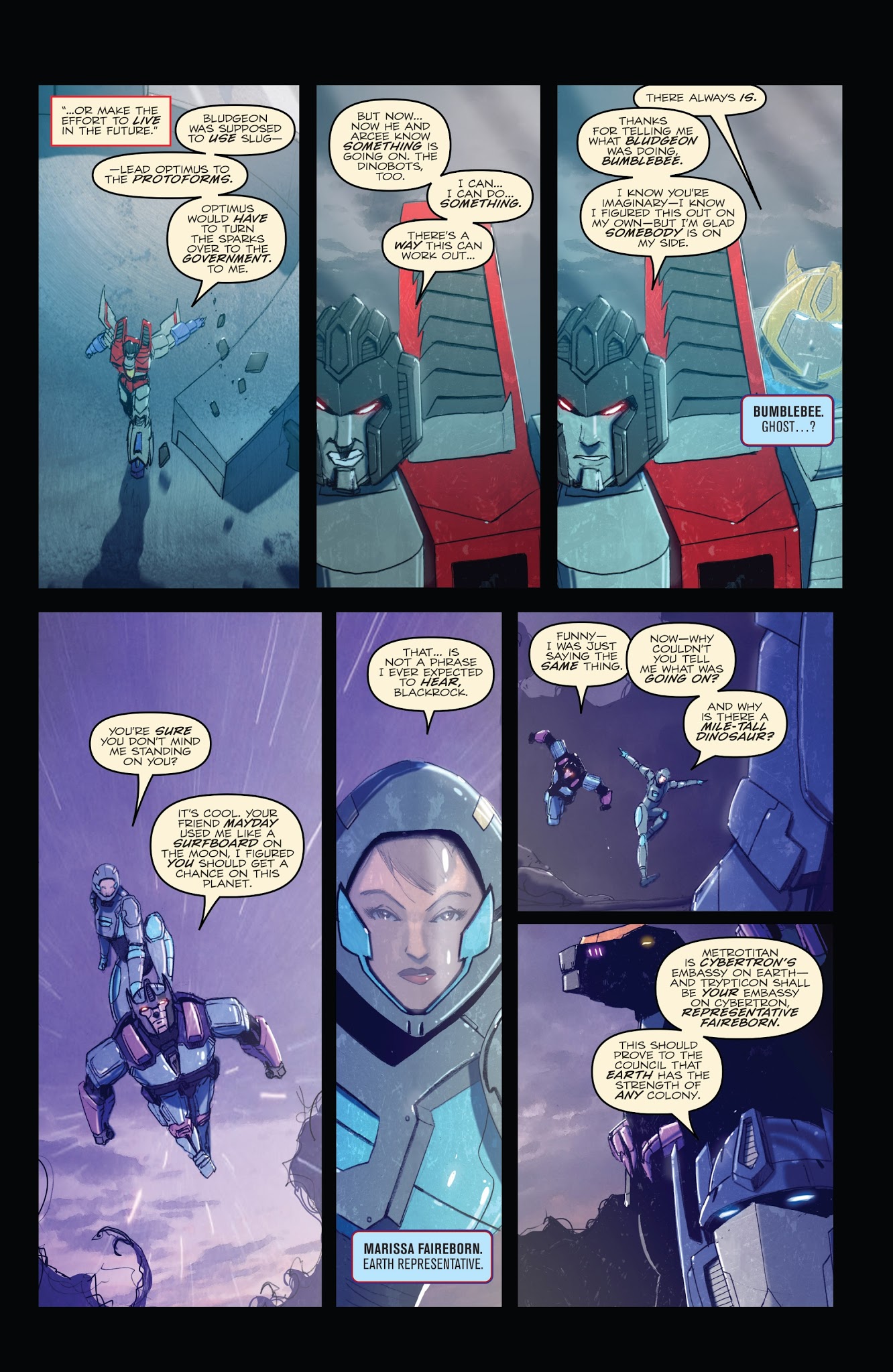 Read online Optimus Prime comic -  Issue #14 - 19