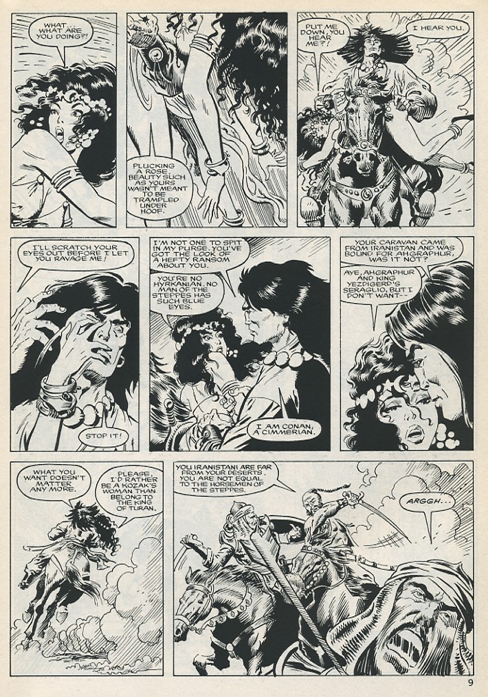 Read online The Savage Sword Of Conan comic -  Issue #131 - 9
