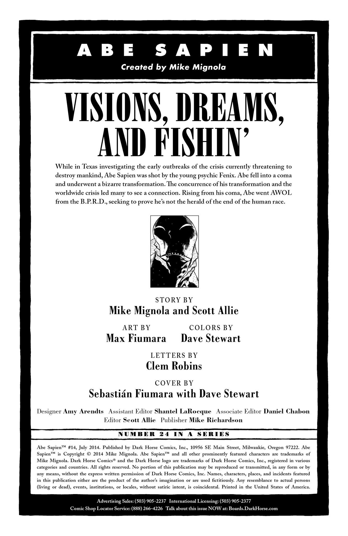 Read online Abe Sapien comic -  Issue #14 - 2