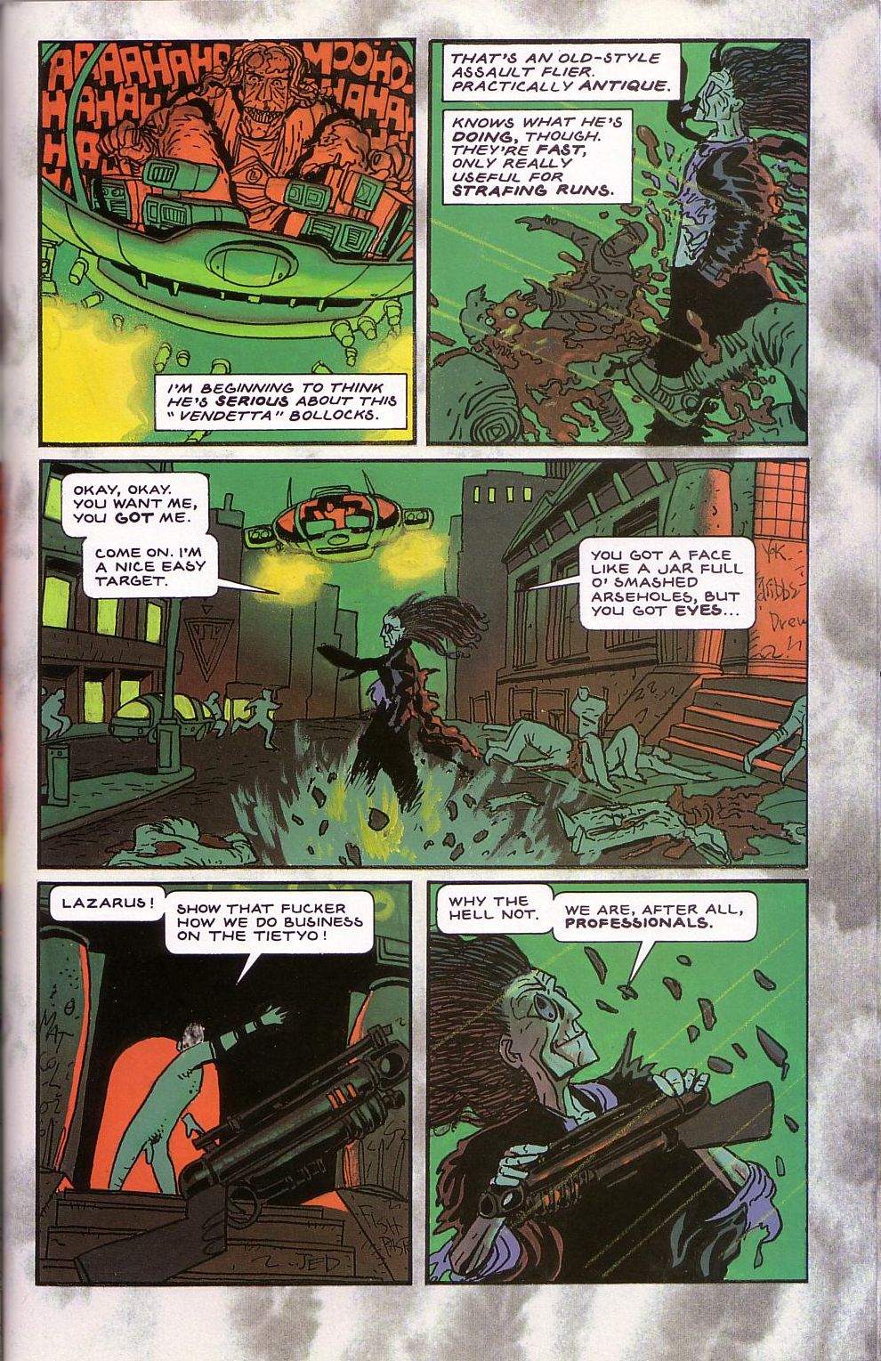 Read online Lazarus Churchyard: The Final Cut comic -  Issue # TPB - 90