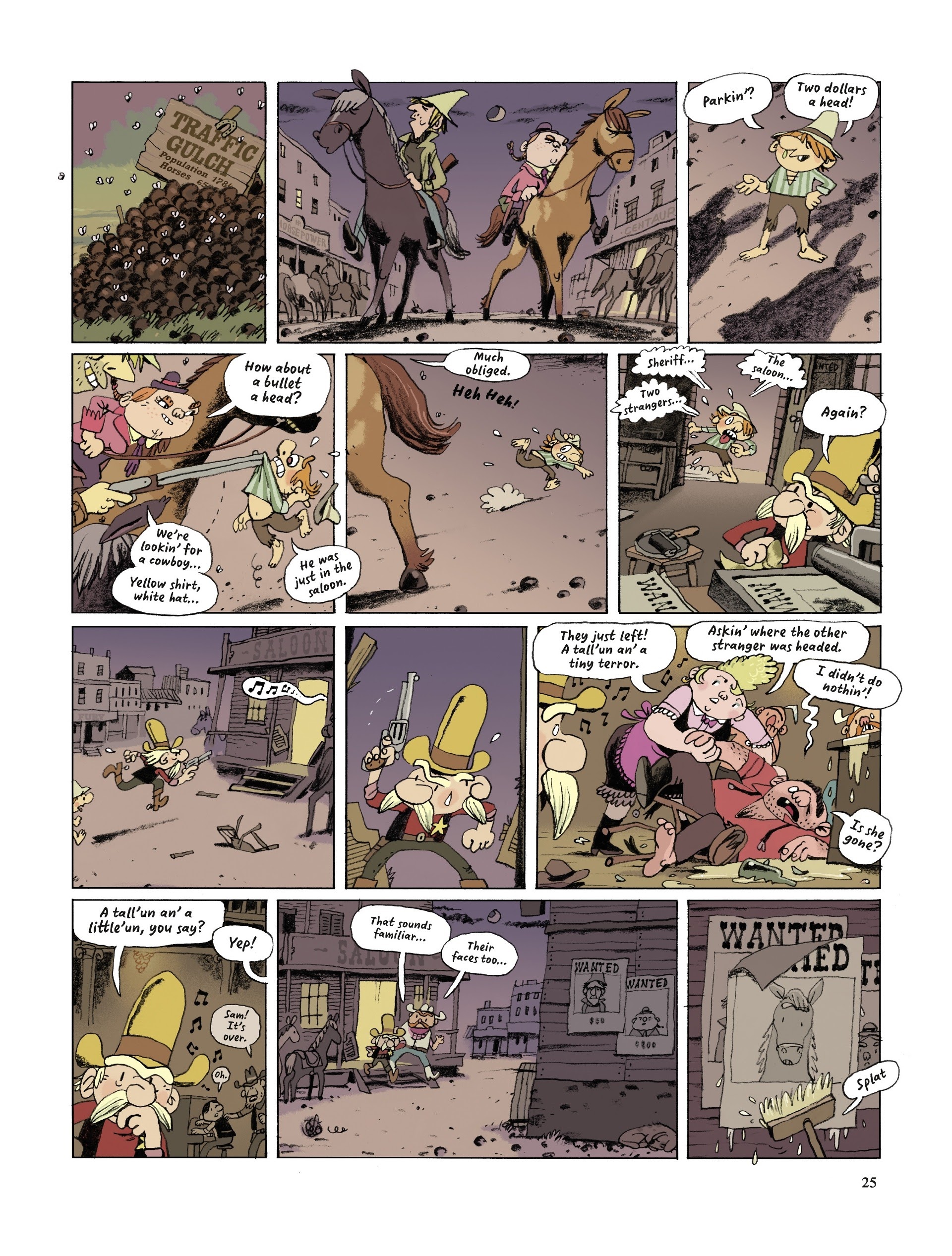Read online Lucky Luke Saddles Up comic -  Issue # TPB - 25