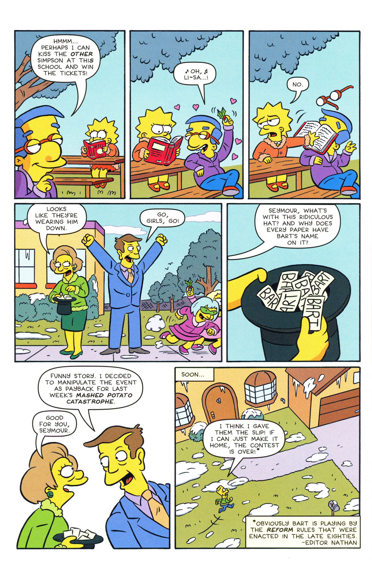 Read online The Simpsons Winter Wingding comic -  Issue #7 - 8
