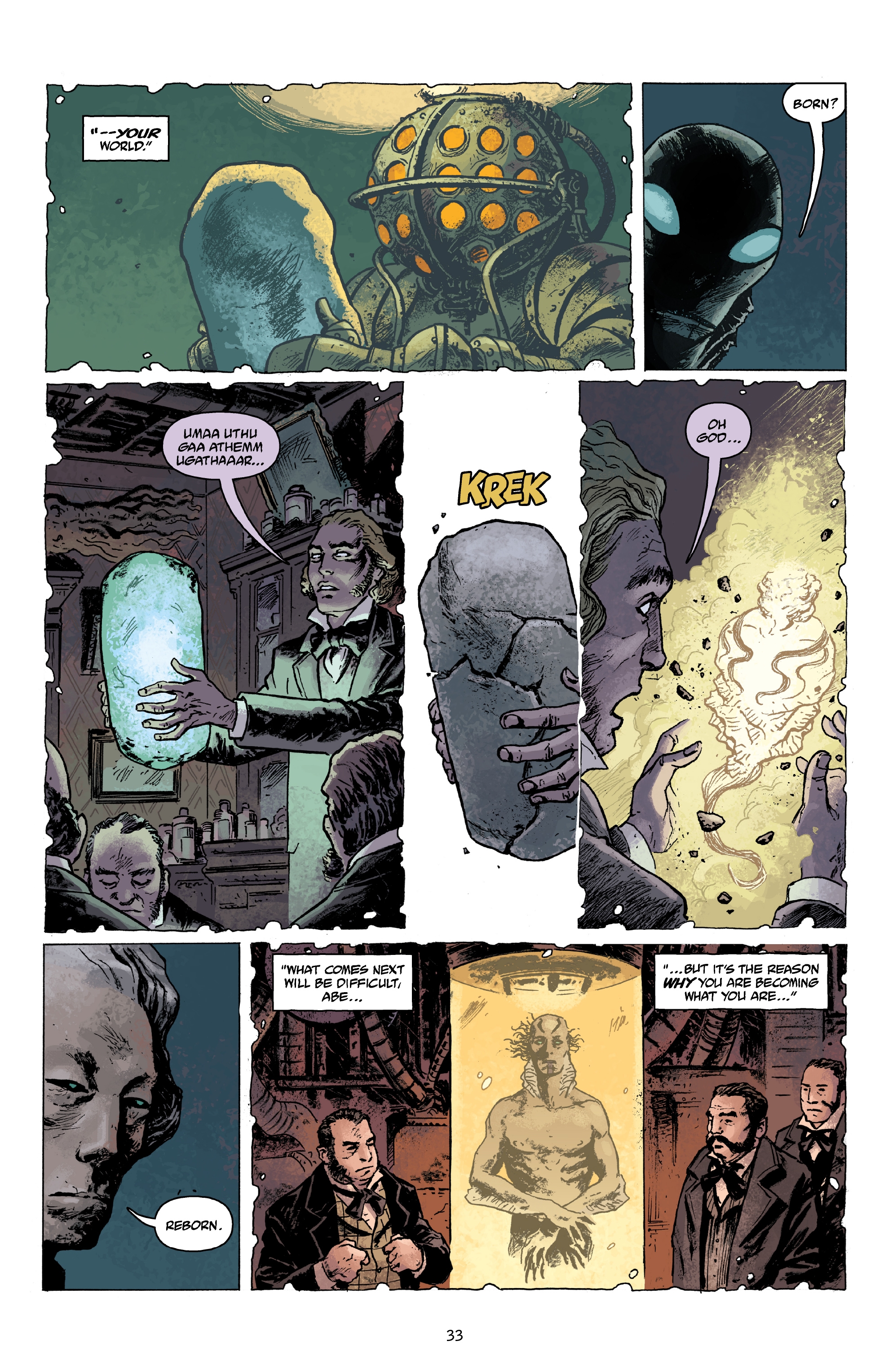 Read online Abe Sapien comic -  Issue # _TPB Dark and Terrible 1 (Part 1) - 34