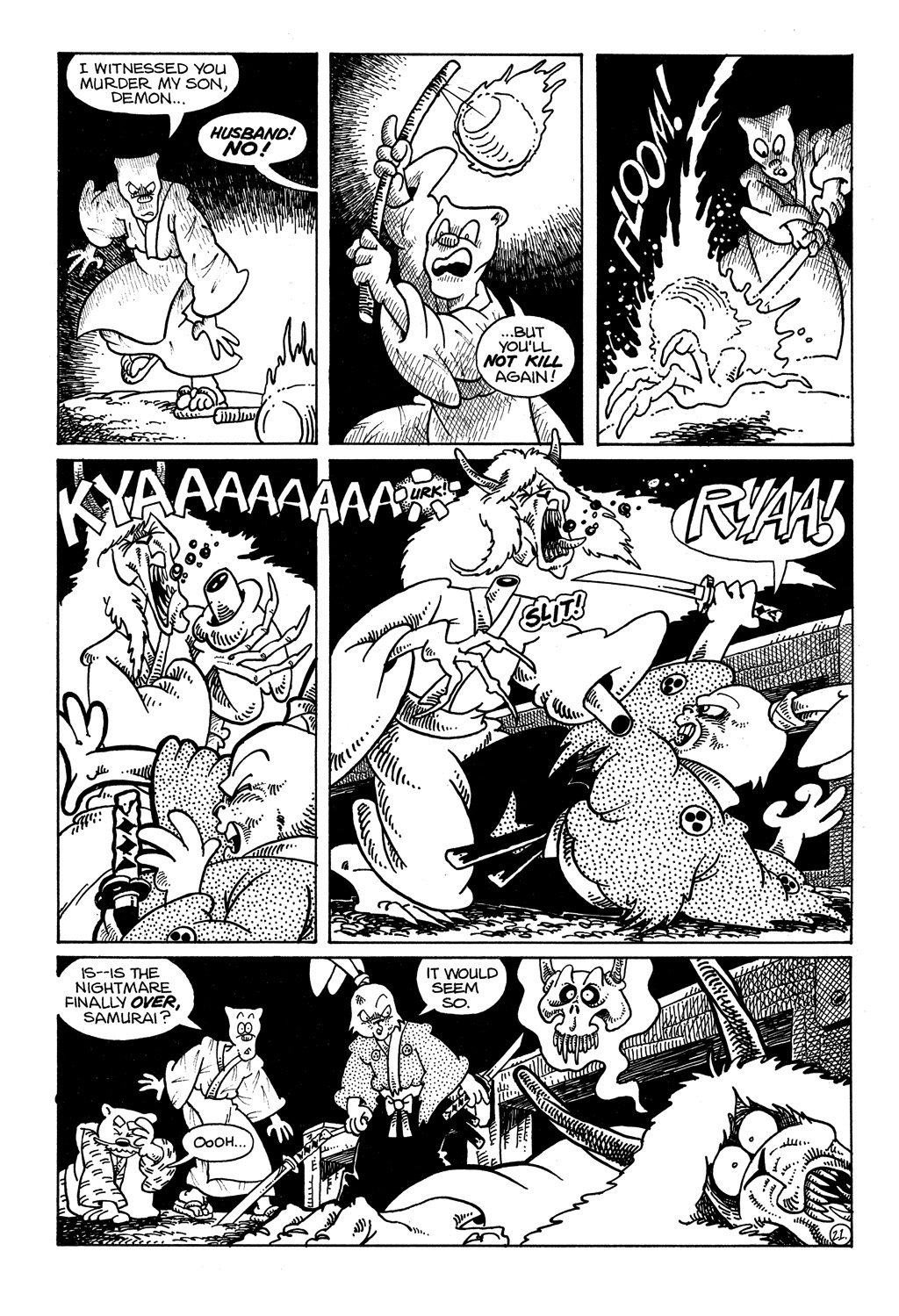 Read online Usagi Yojimbo (1987) comic -  Issue #25 - 23