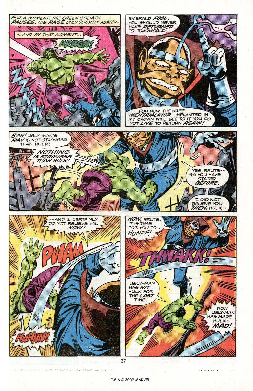 Read online The Incredible Hulk (1968) comic -  Issue #191 - 29