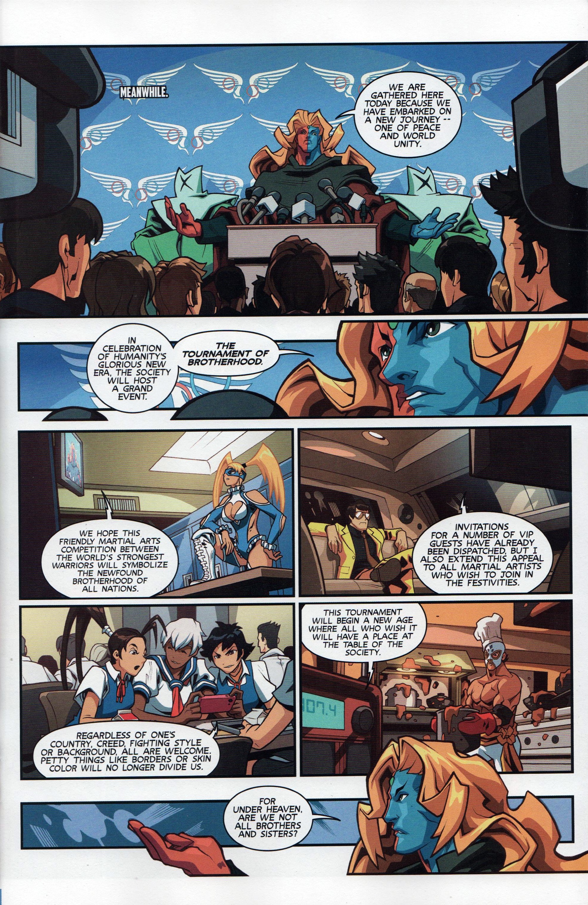 Read online Street Fighter Unlimited comic -  Issue #6 - 7