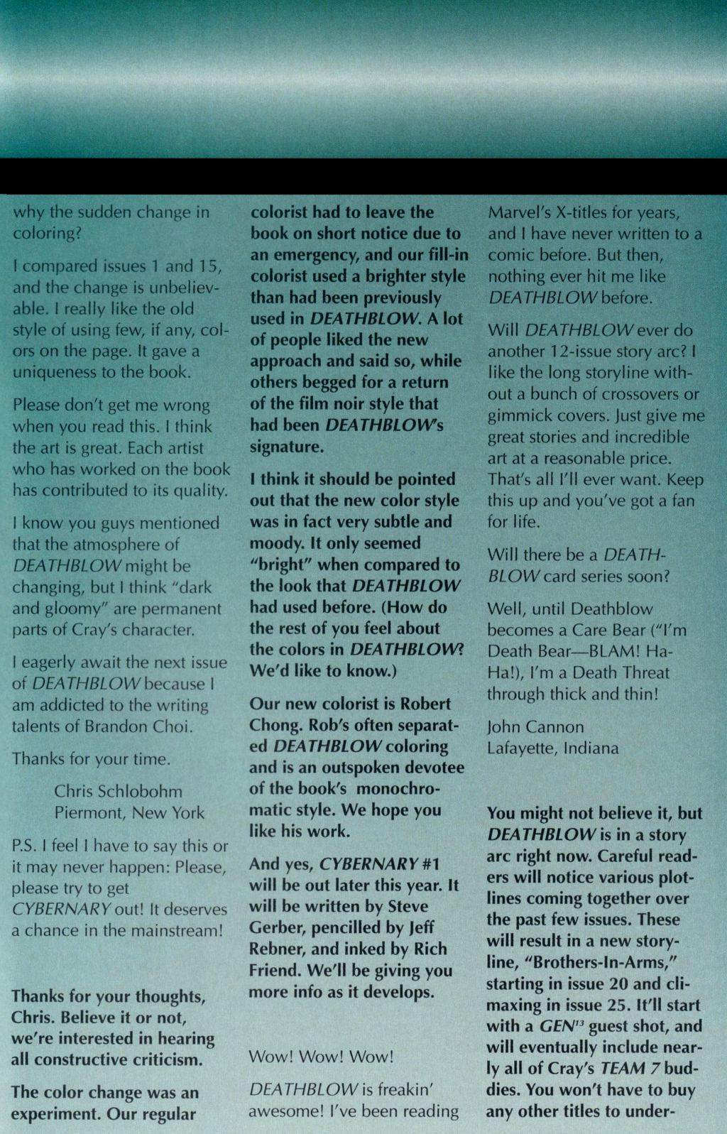 Read online Deathblow comic -  Issue #18 - 27