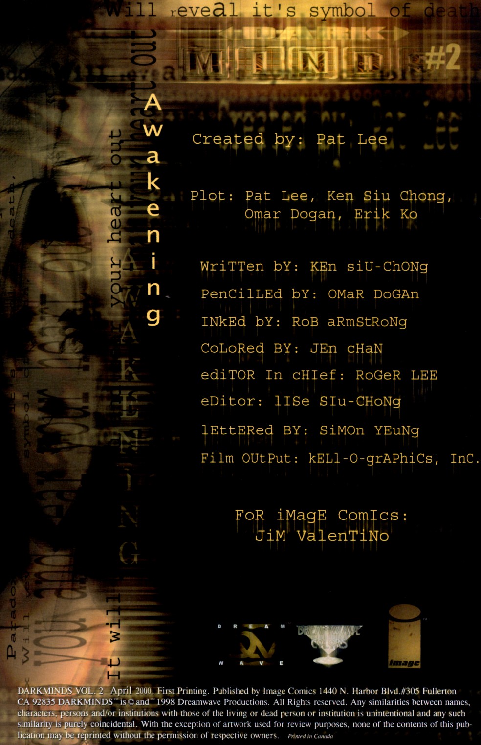 Read online Darkminds (2000) comic -  Issue #3 - 2