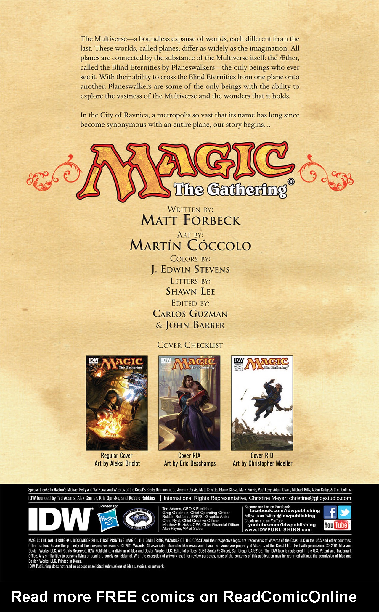 Read online Magic: The Gathering comic -  Issue #1 - 4