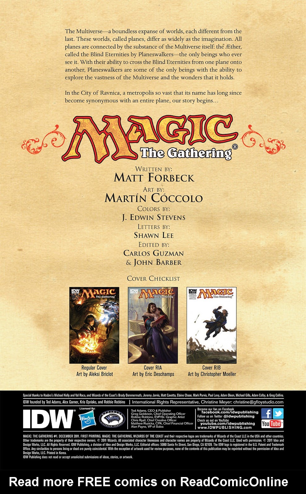 Magic: The Gathering (2011) issue 1 - Page 4
