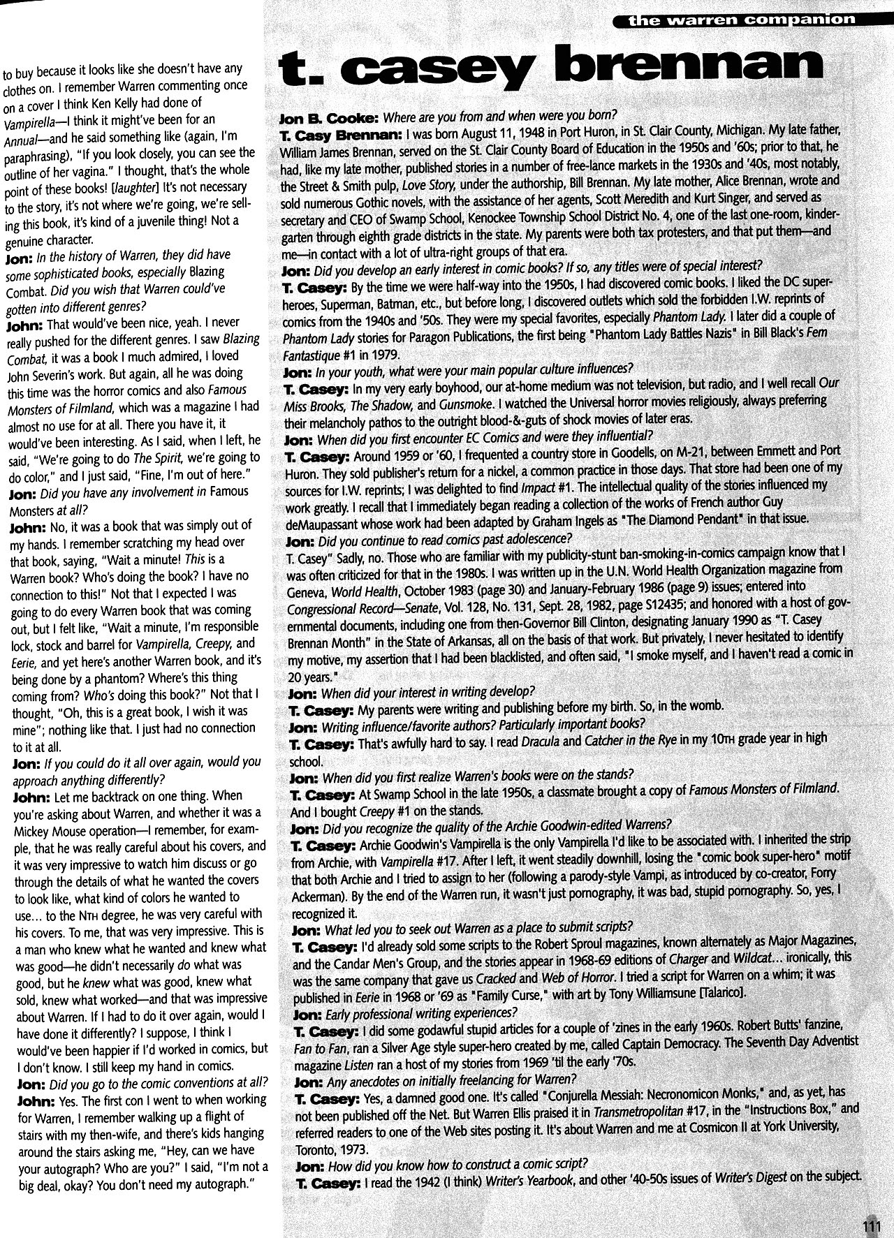 Read online Warren Companion comic -  Issue # TPB (Part 2) - 12