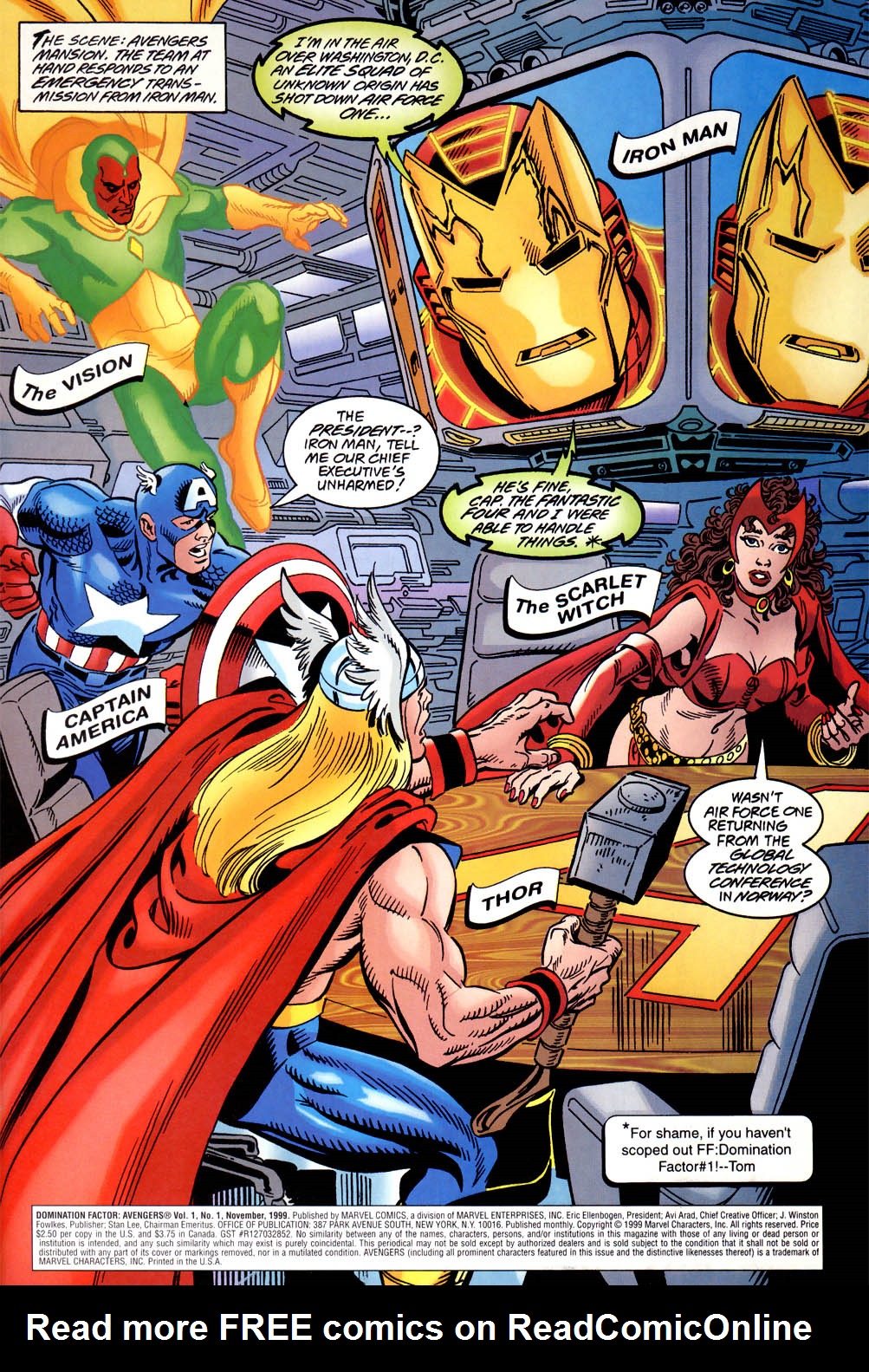 Read online Domination Factor: Avengers comic -  Issue #1 - 2